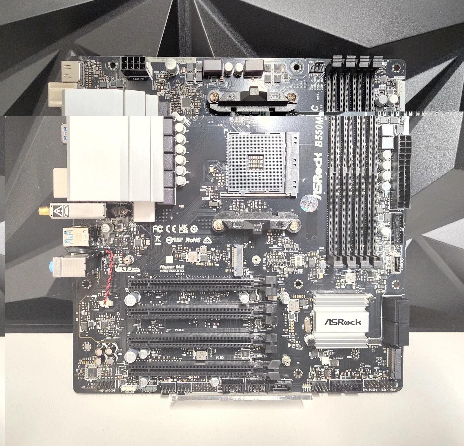UPDATED BIOS ASRock B550M-C REV 2.01 WIFI DDR4 AM4 MATX MOTHERBOARD