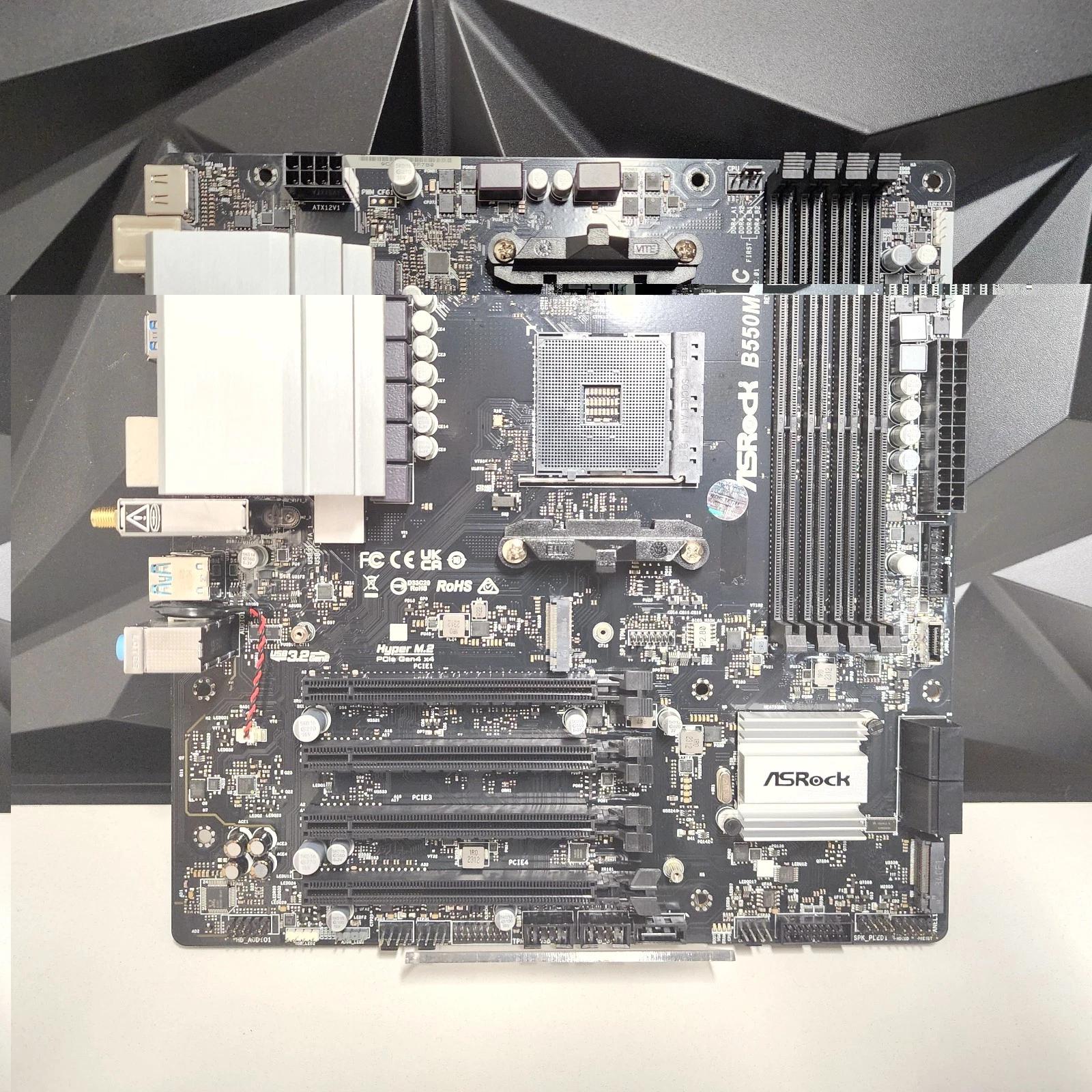 UPDATED BIOS ASRock B550M-C REV 2.01 WIFI DDR4 AM4 MATX MOTHERBOARD