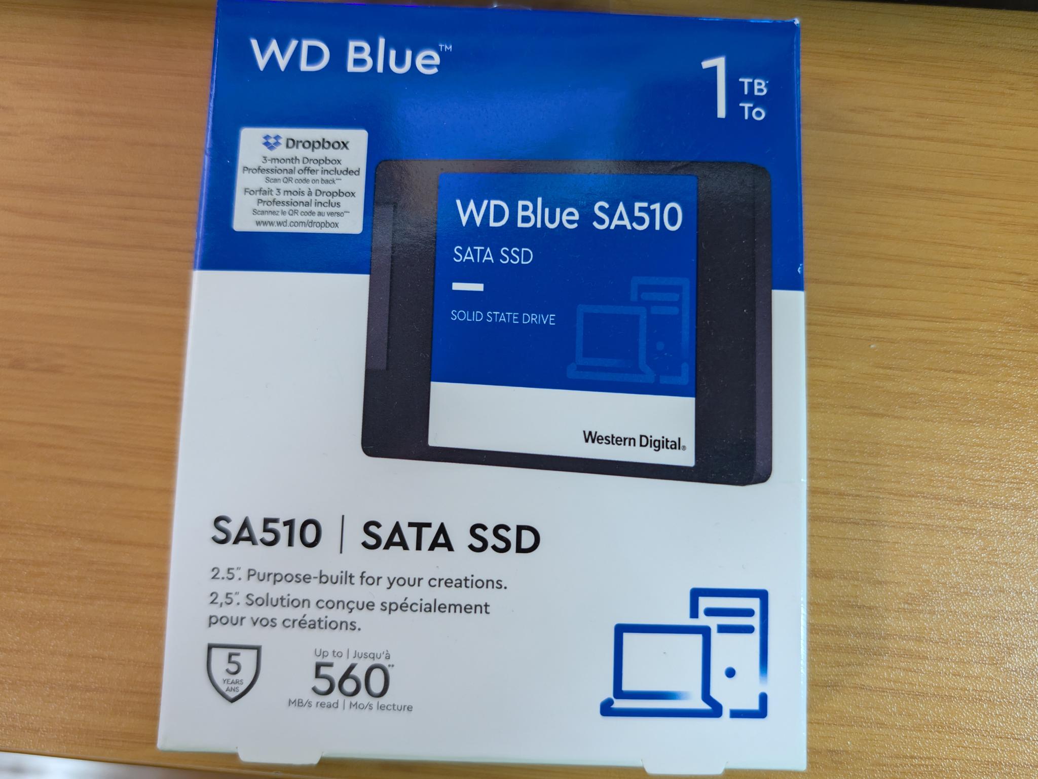 [Brand New Sealed] Western Digital Blue SA510 1TB SATA SSD
