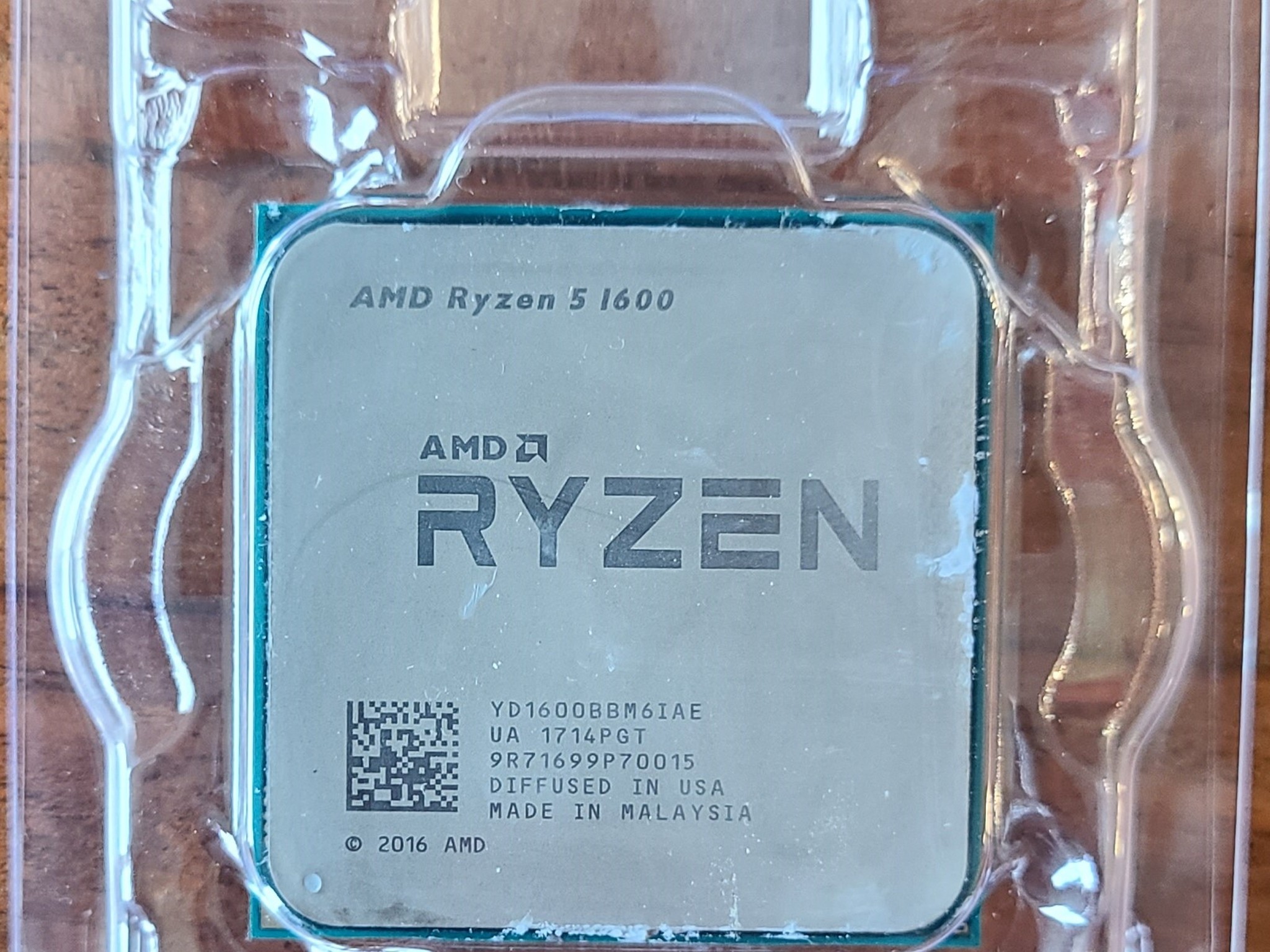 AMD Ryzen 5 1600 CPU