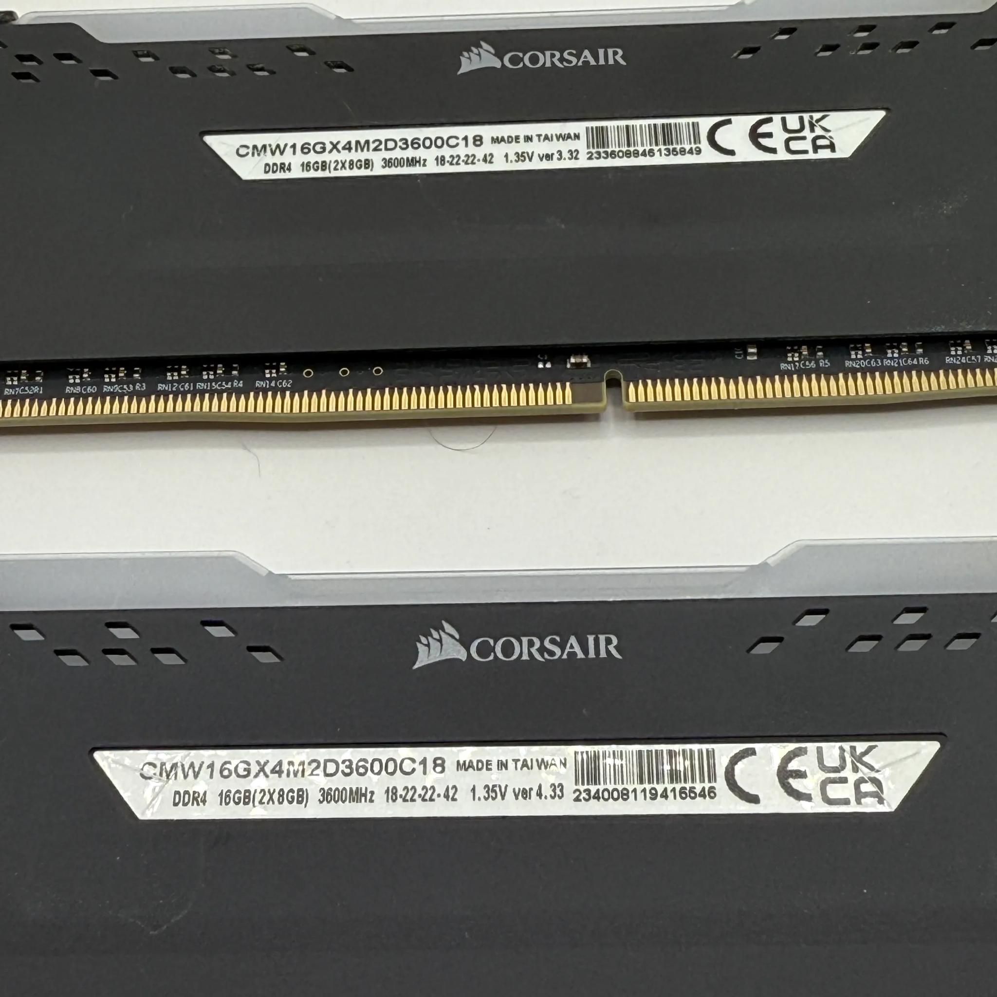 4 x 8GB Corsair Vengeance PRO RGB DDR4 3600MHz CL
