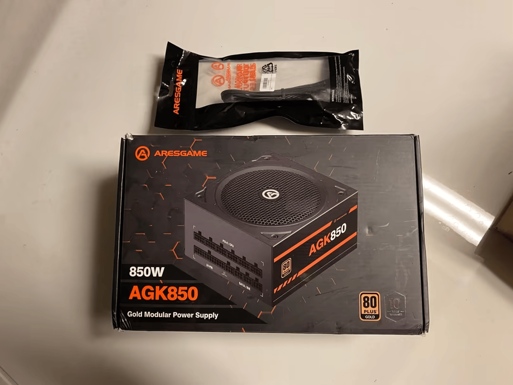 ARESGAME AGK850 - 850W Gold PSU w/Extra PCIE 8-Pin