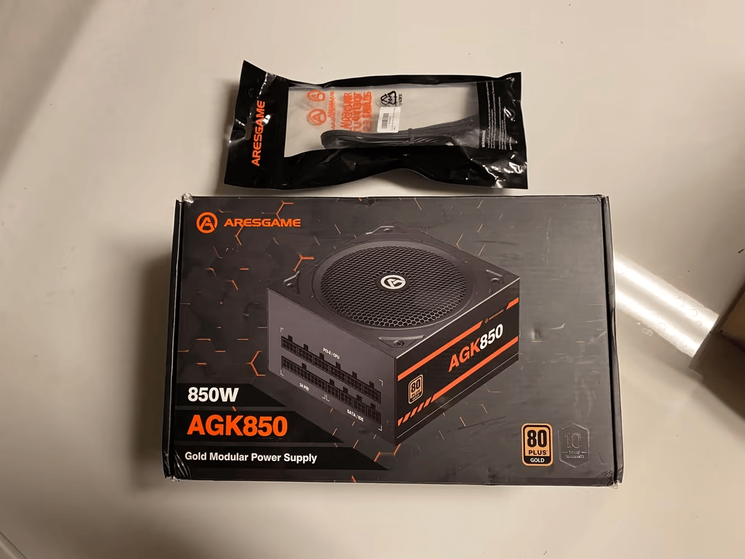 ARESGAME AGK850 - 850W Gold PSU w/Extra PCIE 8-Pin