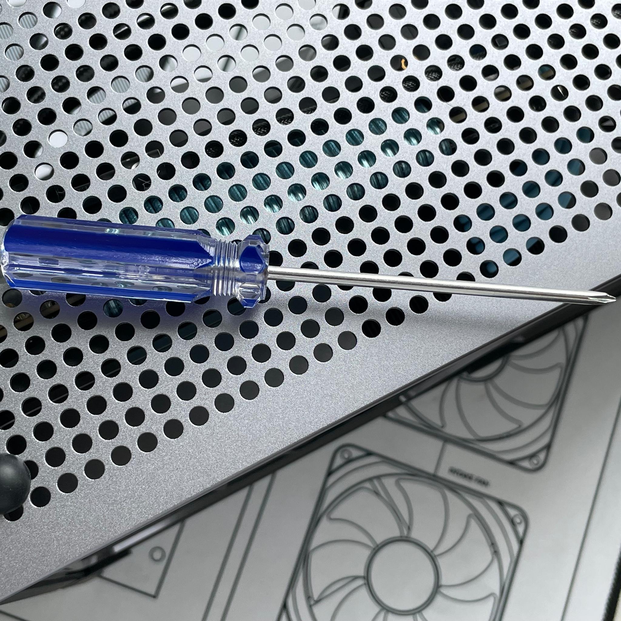 Small Phillips Tip Screwdriver for M.2 SSDs - Blue/Clear