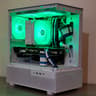 White + Blue Gaming PC | GTX 1070 | i5 8400 | 16GB | 512GB | ARGB | Wi-Fi + BT