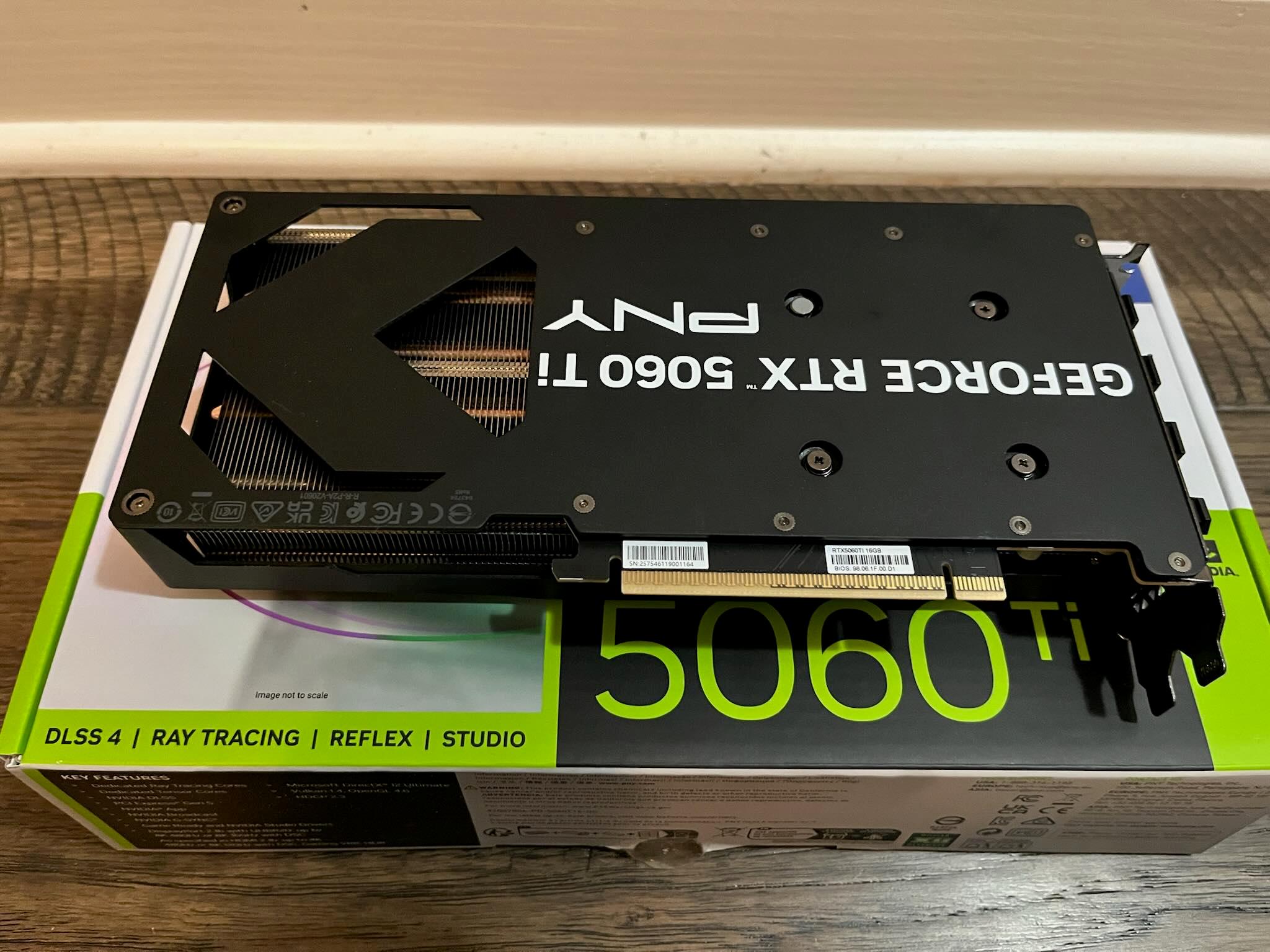 PNY 5060 Ti 16GB (lightly used)