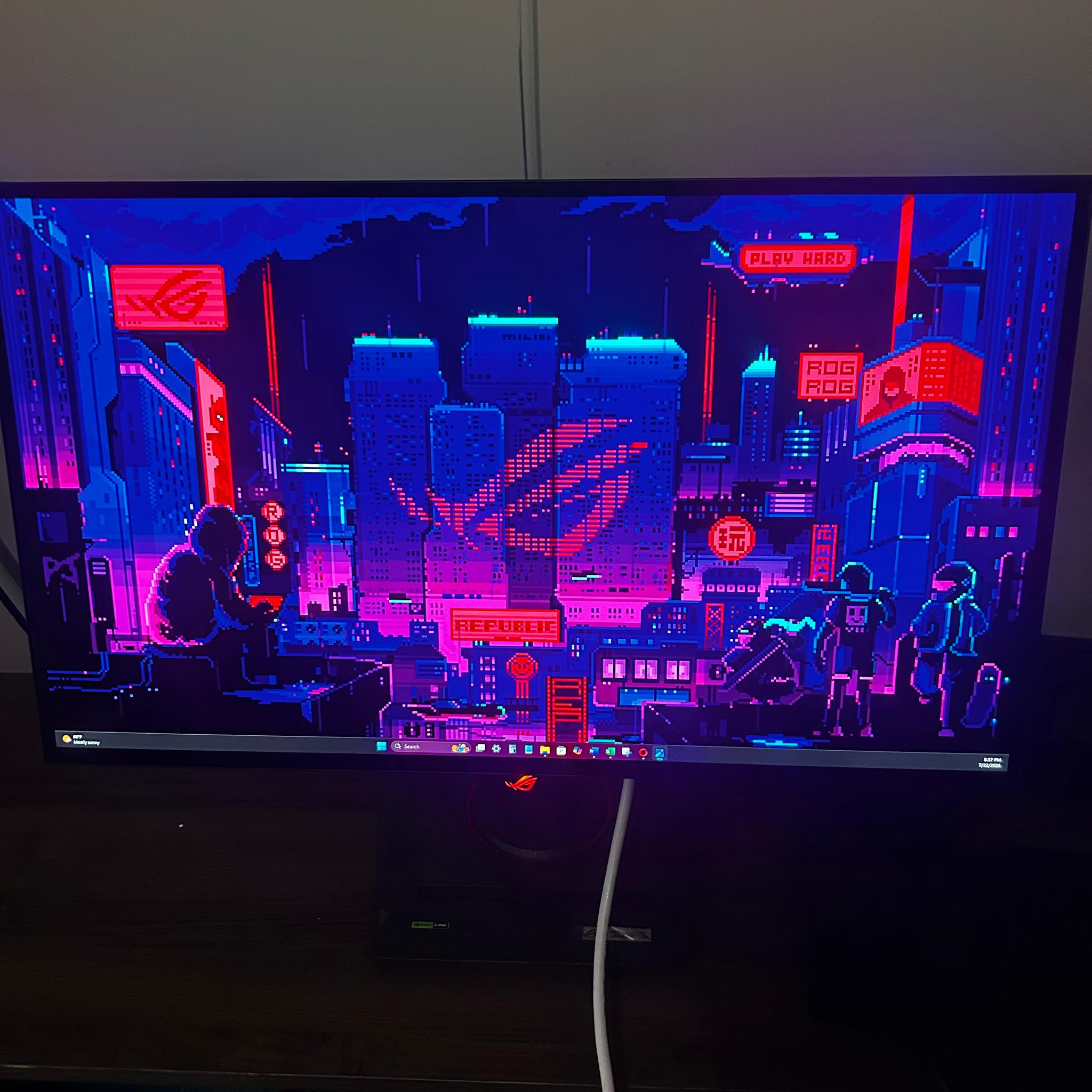 NEW ASUS ROG (480hz) WOLED 26.5" 2K QHD (2560 x 1440) Gaming Monitor (PG27AQDP) (0hrs Used!)