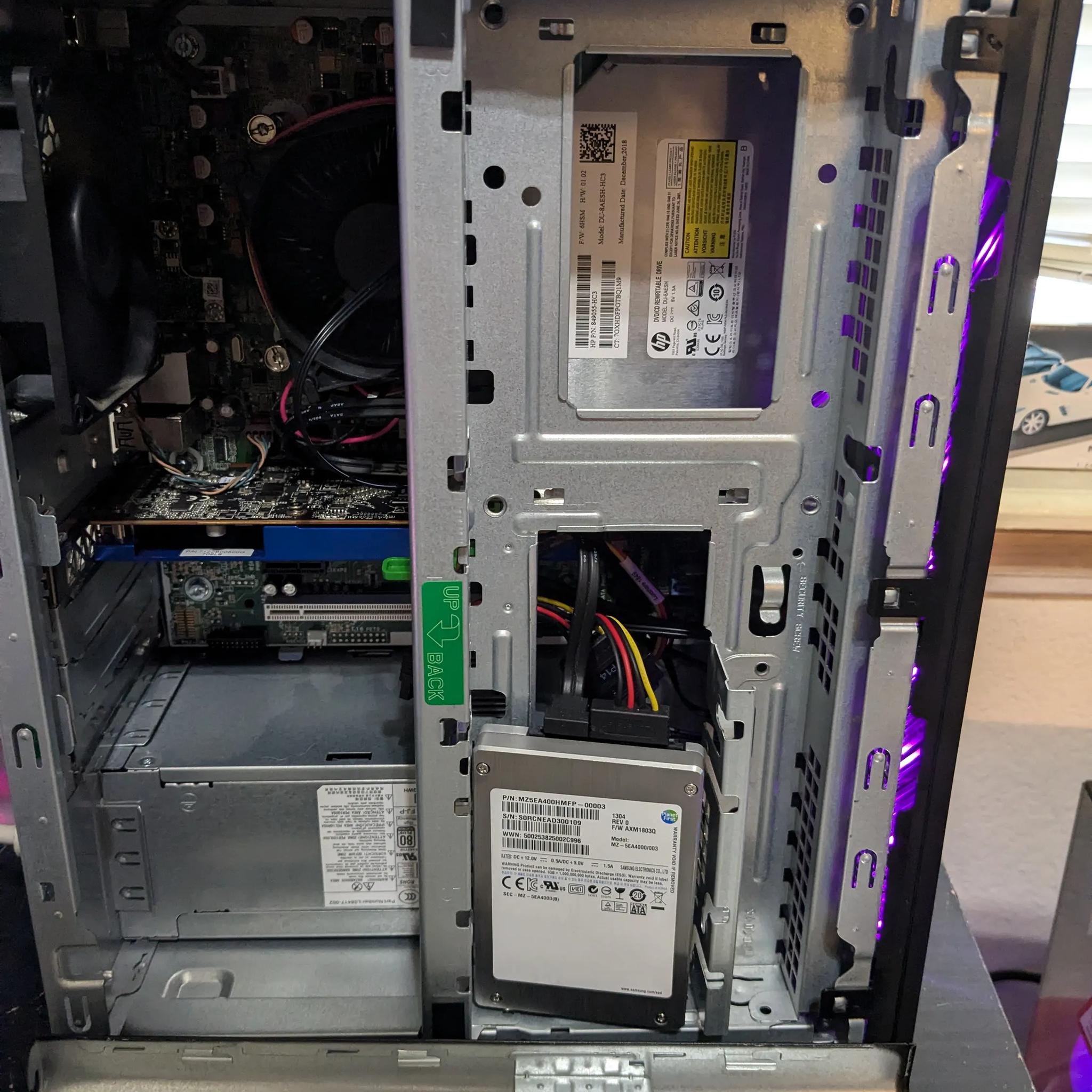 Intel Dual Core, 16GB RAM, 4GB AMD Graphics, 400GB SSD, Win10, Wifi, RGB