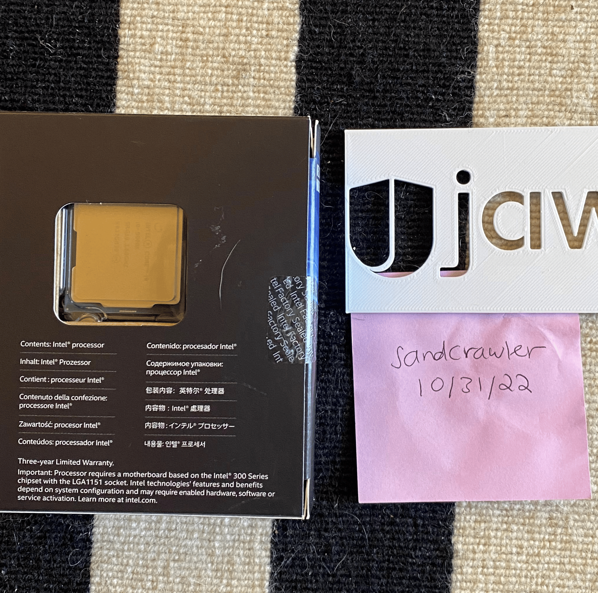Intel Core i9 9th Gen - Core i9-9900K 8-Core, 16-Thread, 3.6 GHz (5.0 GHz Turbo) CPU