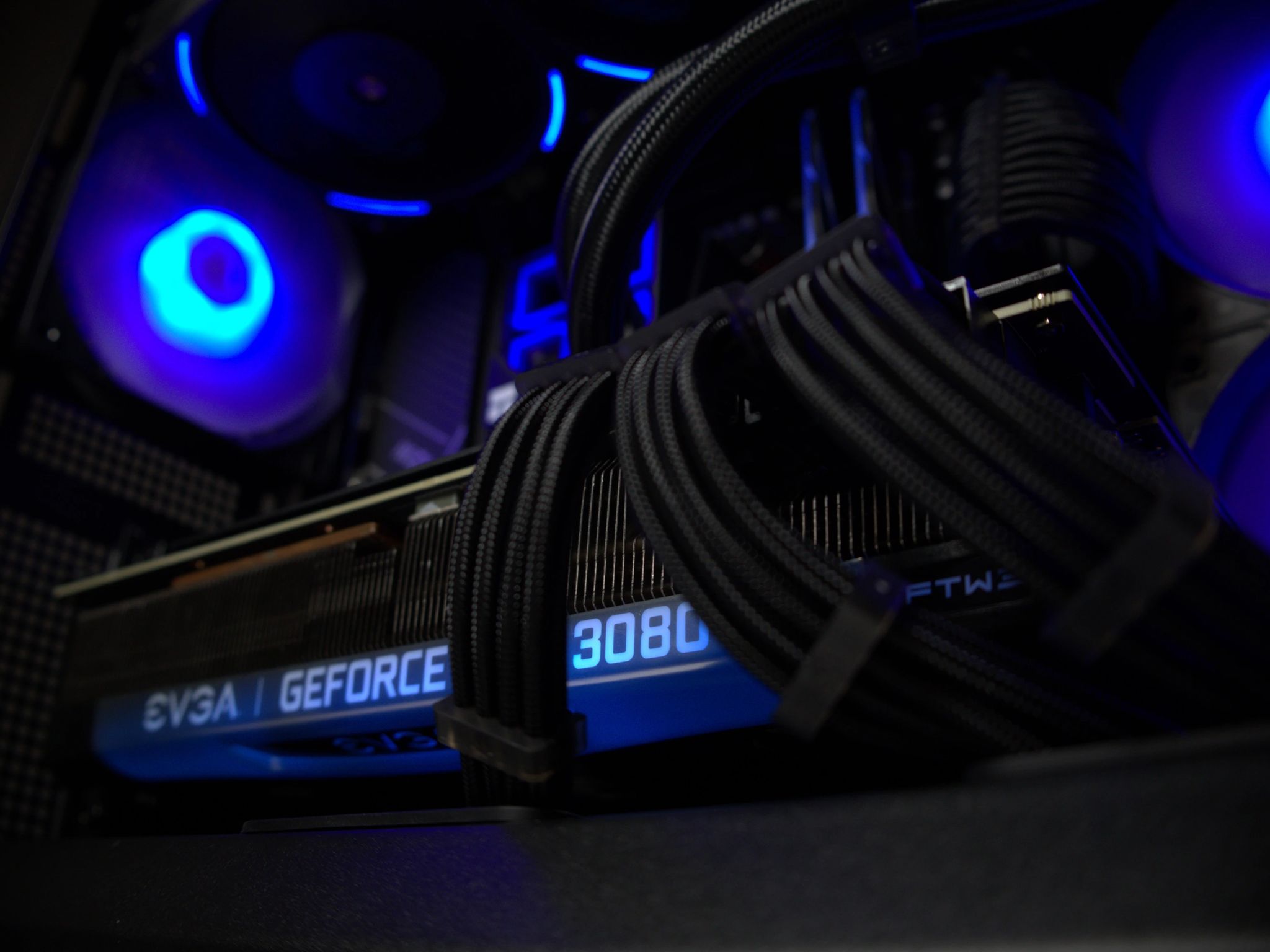 🔵BIG BLUE🔵 Gaming PC | AMD Ryzen 5 7600 | 32GB DDR5 | RTX 3080 | 1TB SSD | Win11 Home | Wi-Fi