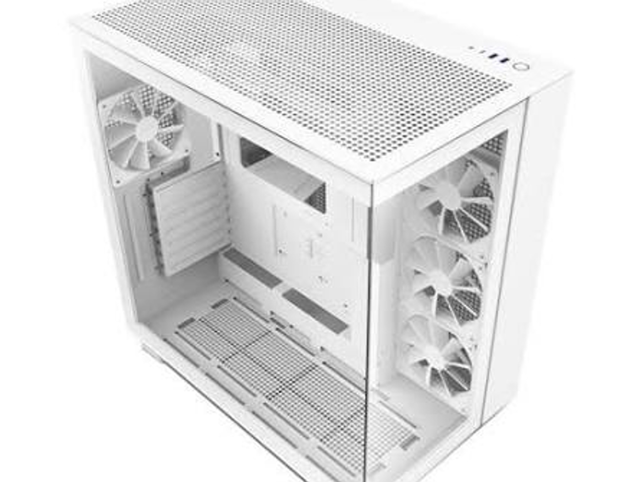 (BRAND NEW) NZXT H9 Elite (White - Tempered Glass)