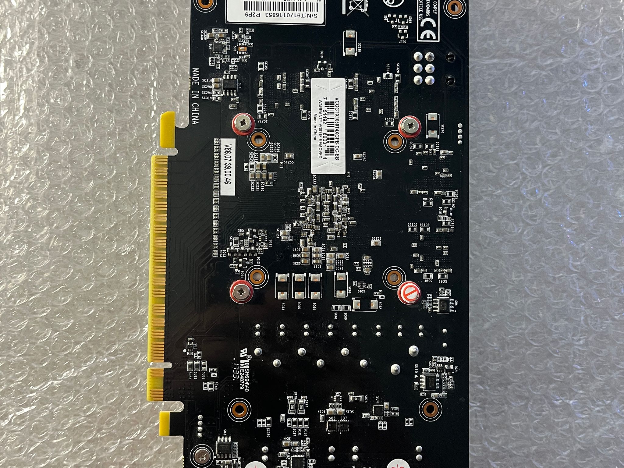PNY GeForce GTX 1050 TI XLR8 OC 4GB