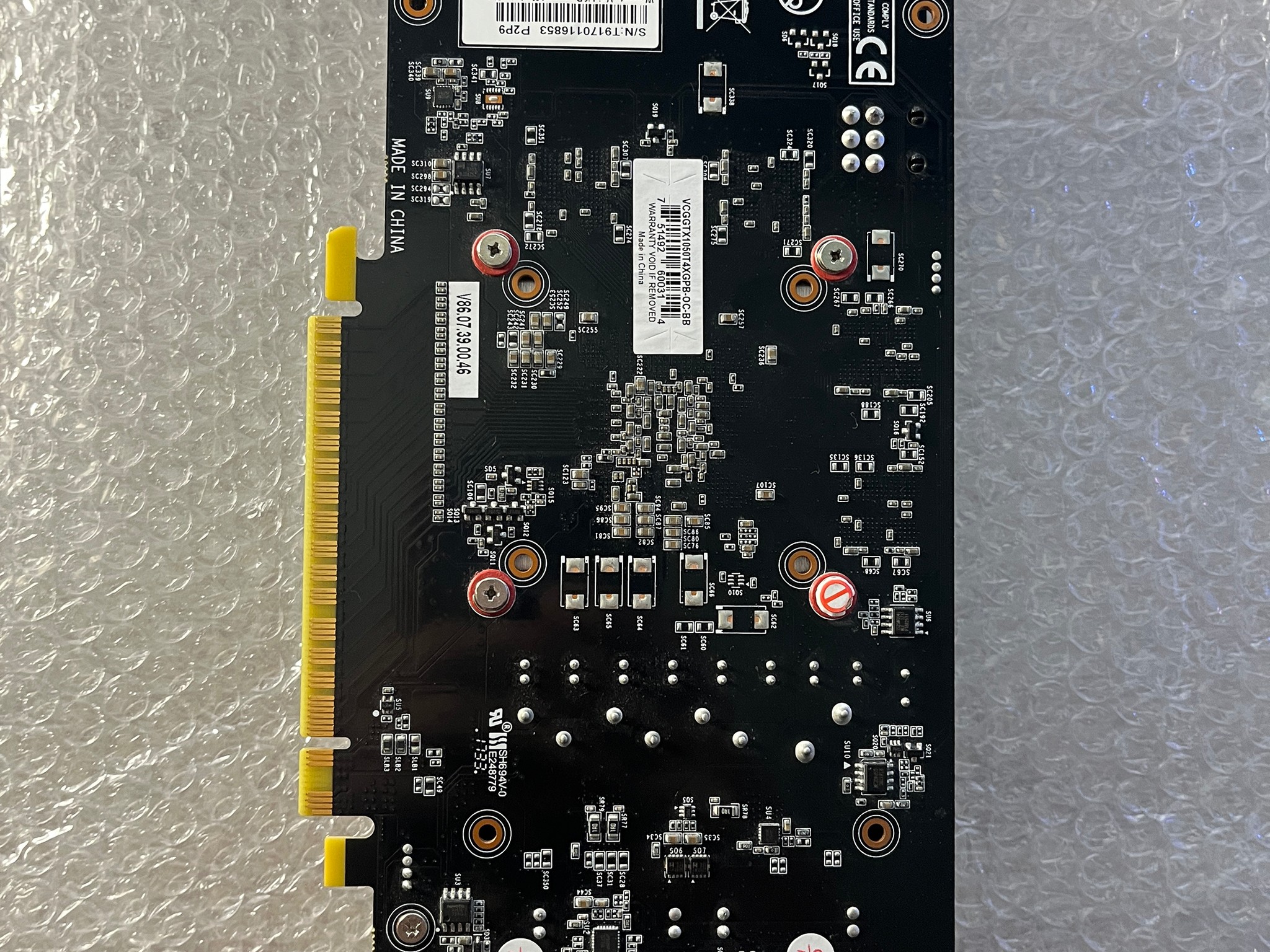 PNY GeForce GTX 1050 TI XLR8 OC 4GB