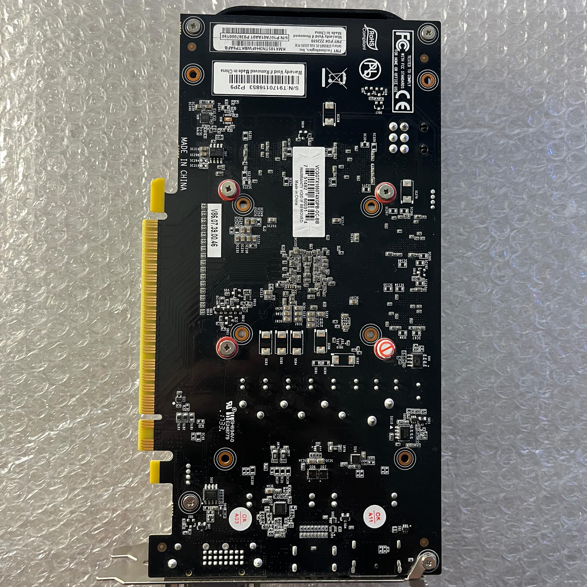 PNY GeForce GTX 1050 TI XLR8 OC 4GB