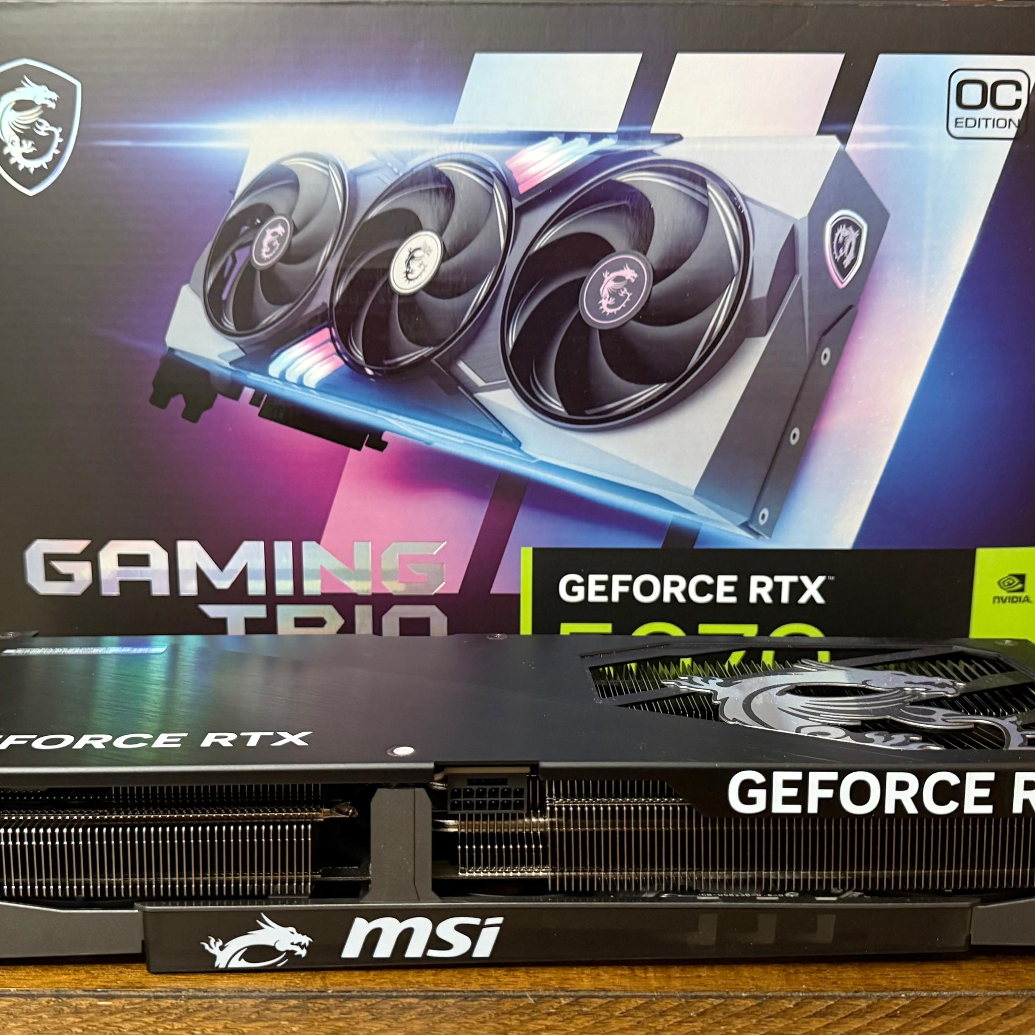 MSI GeForce RTX 5070 12G GAMING TRIO OC