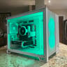 White Budget Gaming PC | RX 580 8GB | RYZEN 5 3600 | 16GB RAM | 500GB SSD| WIN 11 PRO