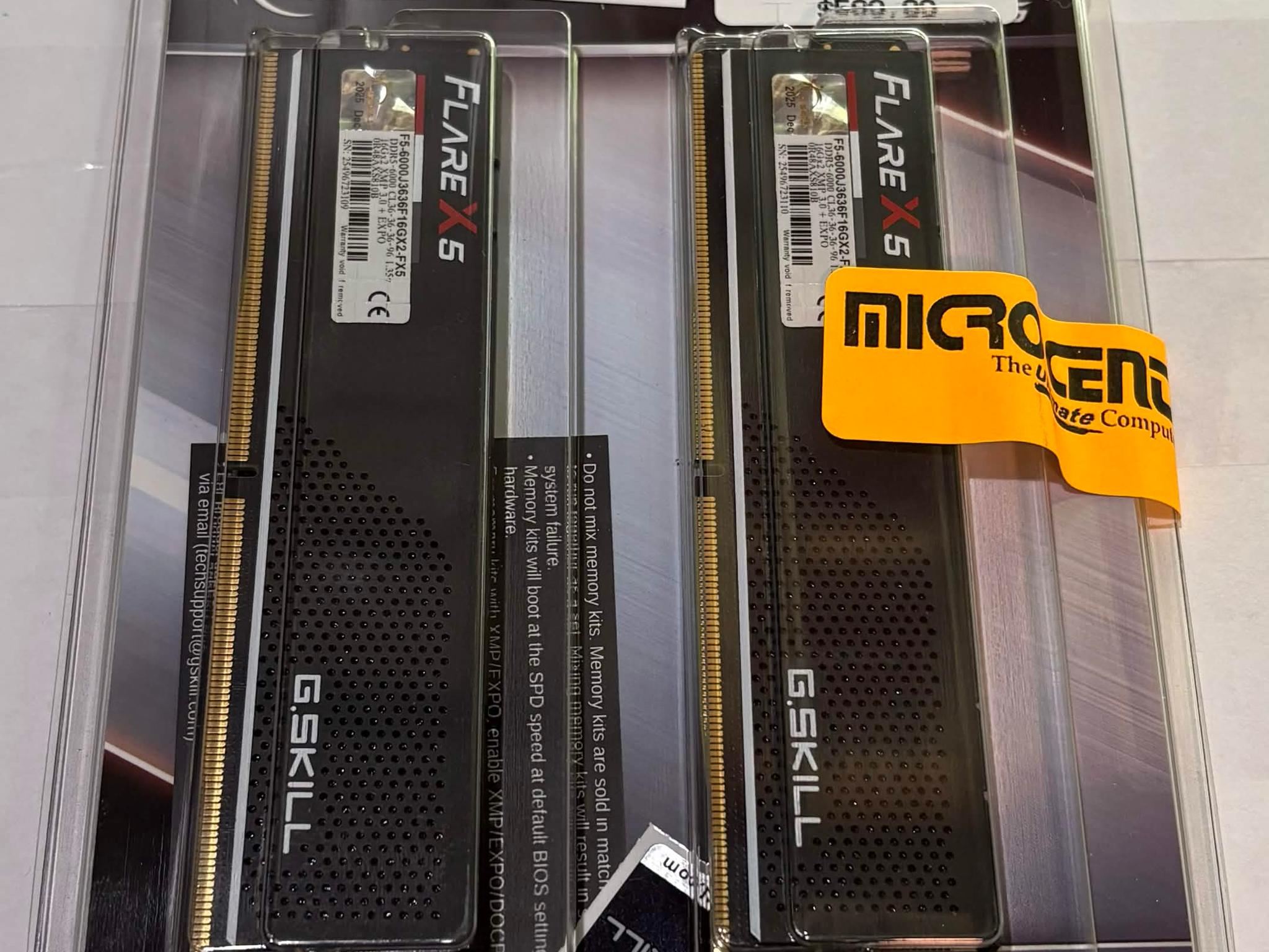 G.SKILL Flare X5 DDR5 32GB (2x16GB) AMD EXPO RAM Kit