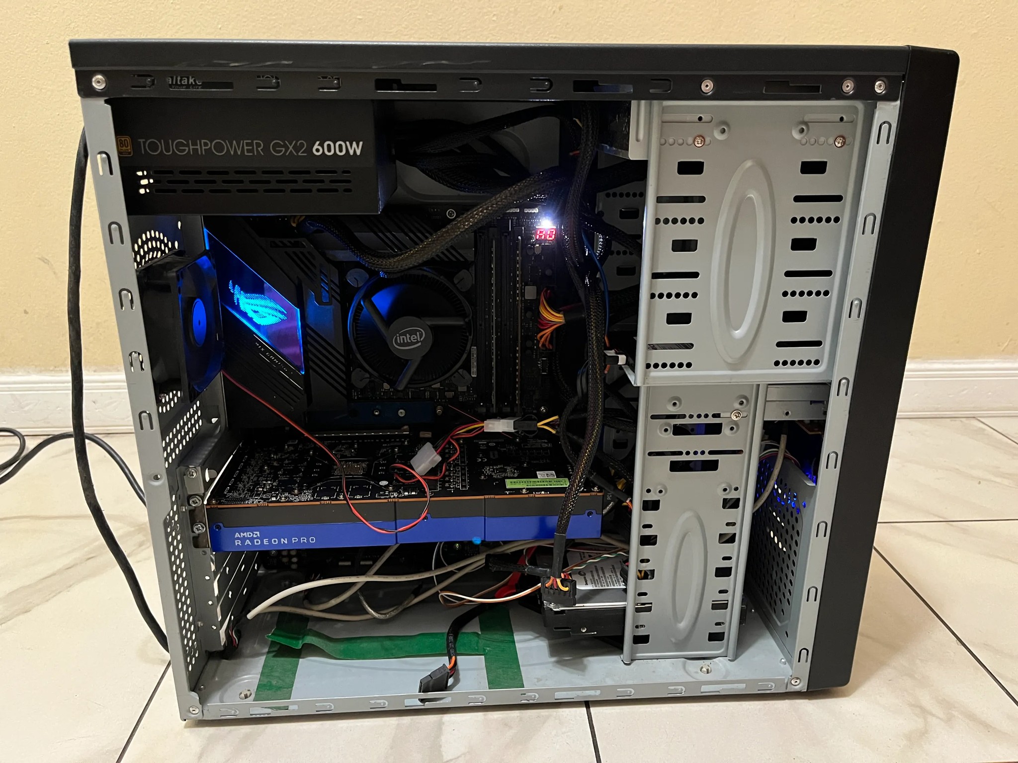🖥️ Sleeper Gaming PC - Intel i5-11400F, AMD W5700 8GB, 16 GB RAM, 1 TB Storage, High Performance PC