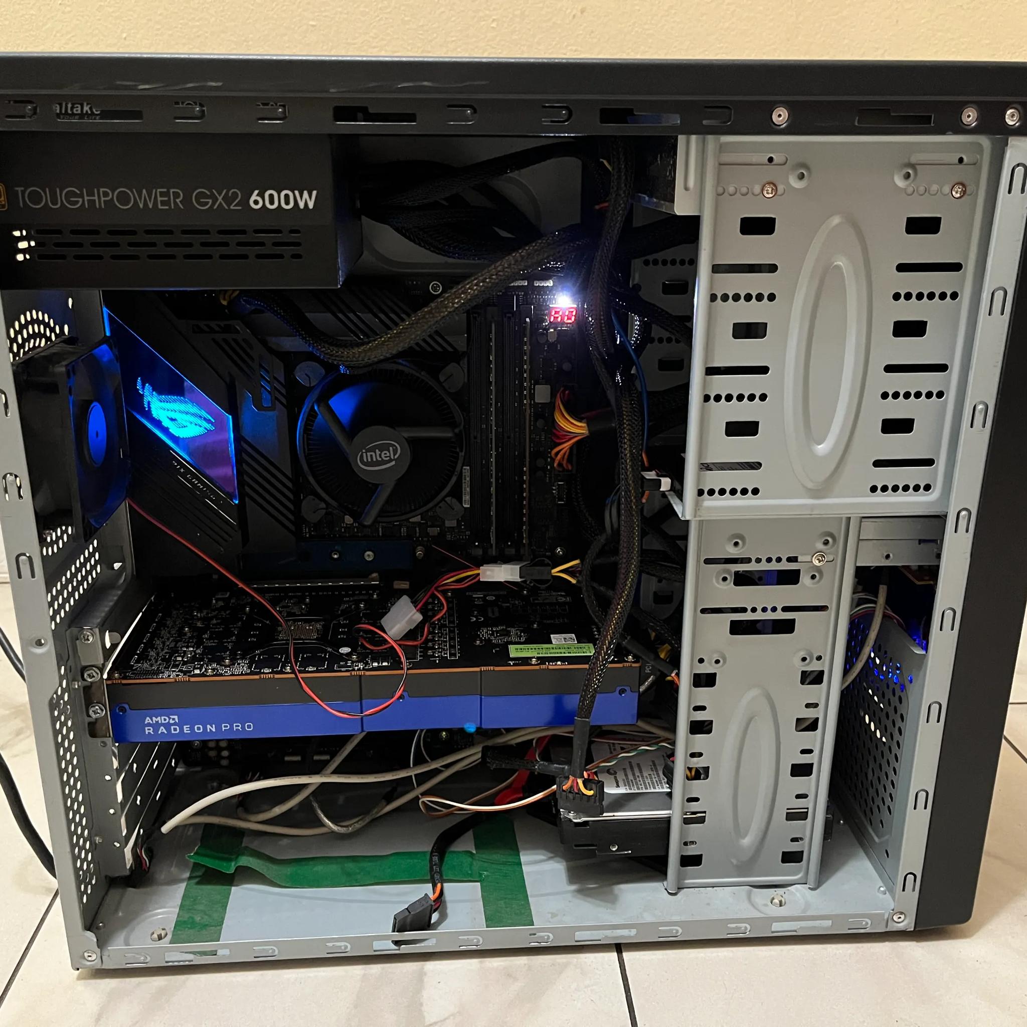 🖥️ Sleeper Gaming PC - Intel i5-11400F, AMD W5700 8GB, 16 GB RAM, 1 TB Storage, High Performance PC