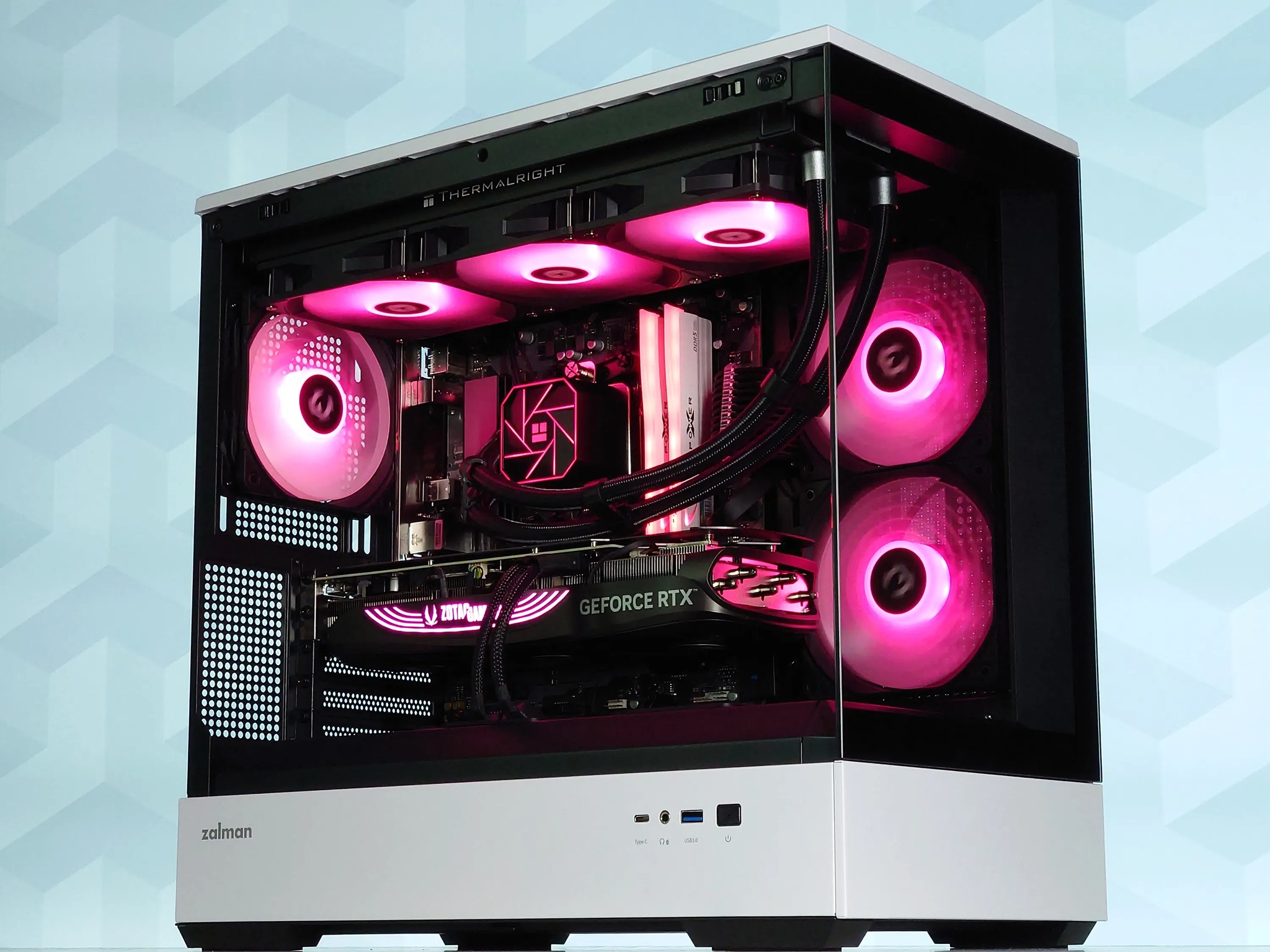 🤍🖤🐼 Gaming PC🎍Nvidia RTX 4070 Ti 12GB🎍Ryzen 7 8700F🎍32GB DDR5🎍1TB NVME GEN4