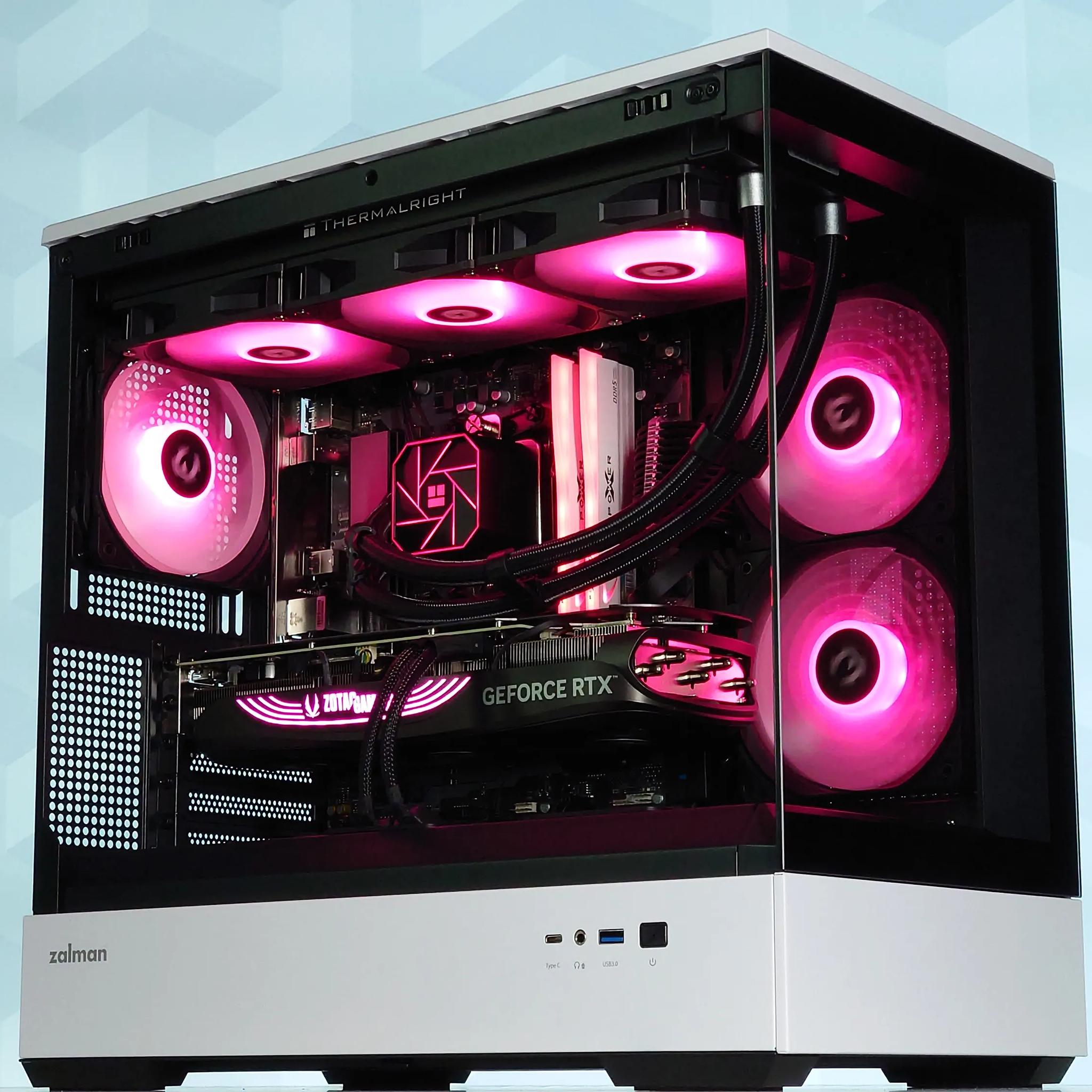 🤍🖤🐼 Gaming PC🎍Nvidia RTX 4070 Ti 12GB🎍Ryzen 7 8700F🎍32GB DDR5🎍1TB NVME GEN4