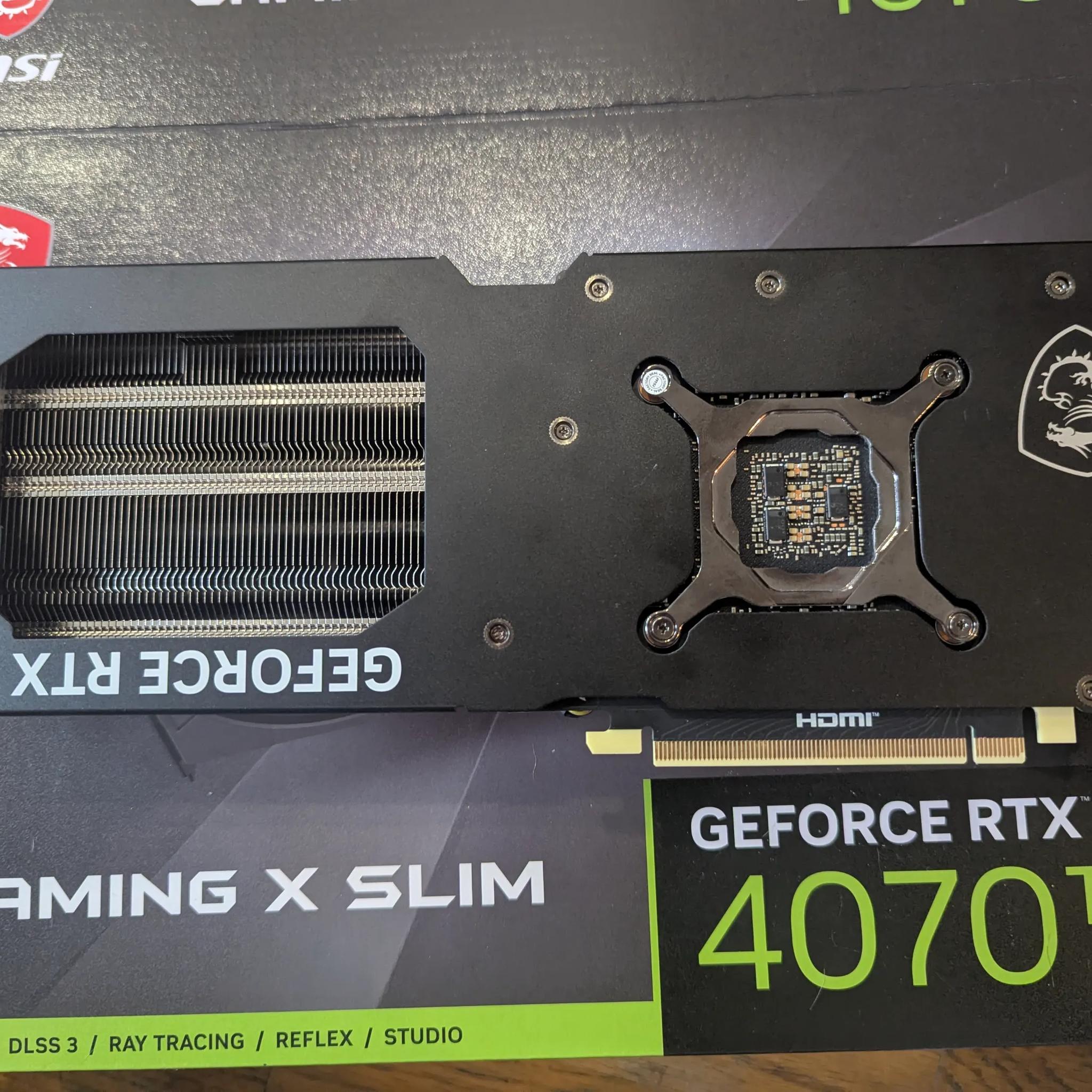 GeForce RTX™ 4070 Ti GAMING X SLIM 12G - LIKE NEW