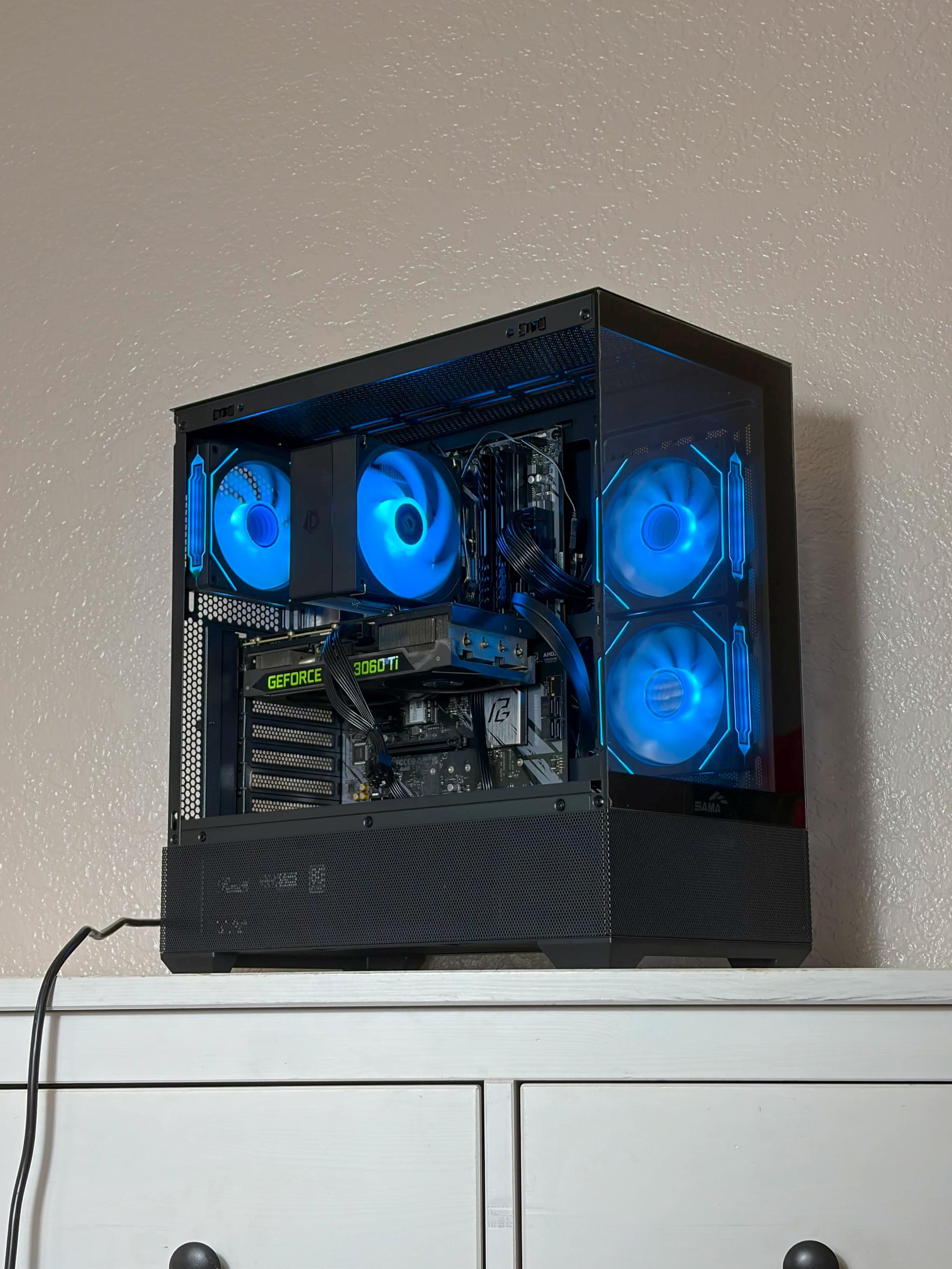 🖤3060 TI PC❤️|Ryzen 5 5500|512GB NVME|16GB DDR4|Windows 11 Pro|Wifi and BT|