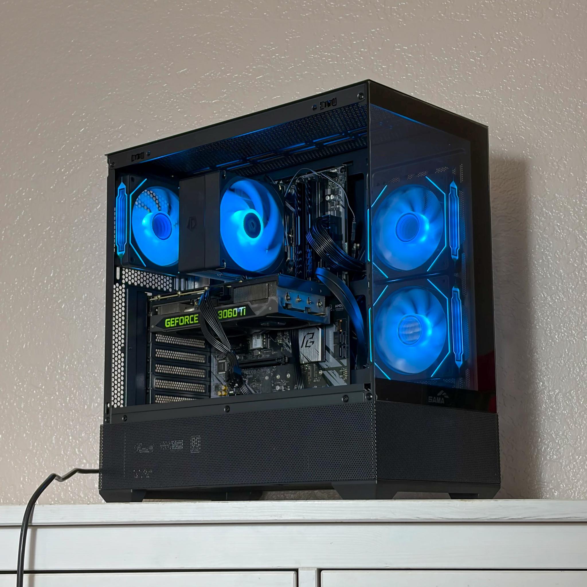 🖤3060 TI PC❤️|Ryzen 5 5500|512GB NVME|16GB DDR4|Windows 11 Pro|Wifi and BT|