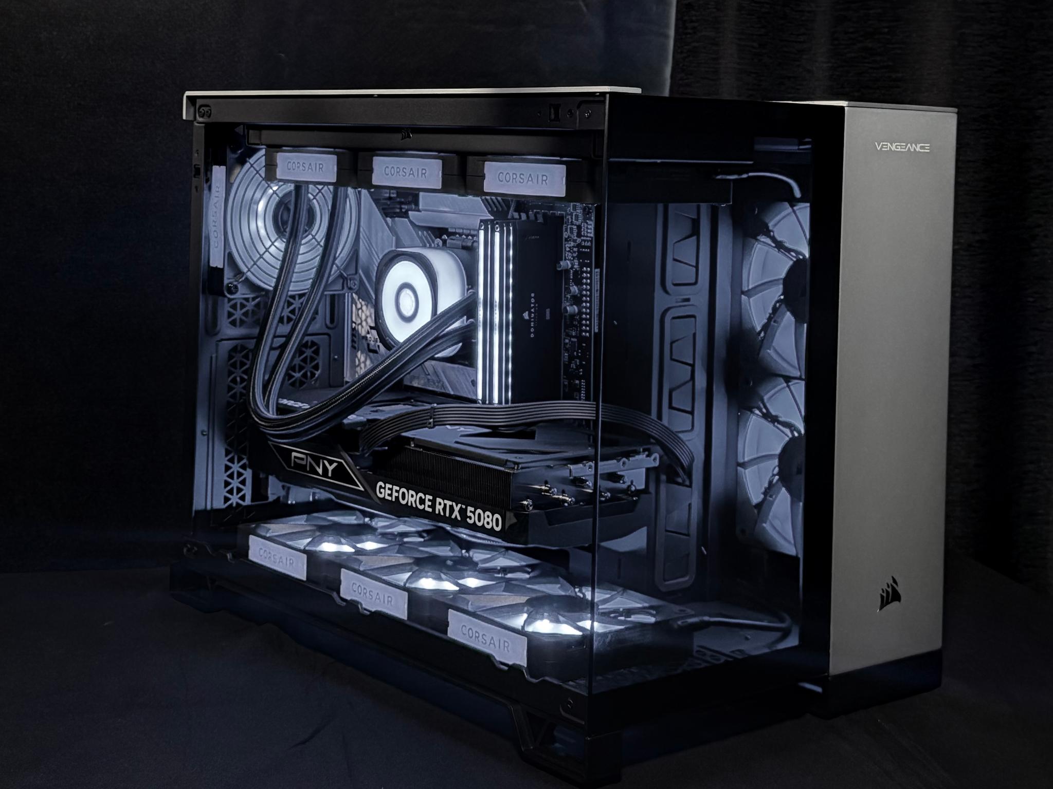 ⚫️💎Corsair vengeance 4K RTX 5080 ⚫️💎 i9-14900KF⚫️💎 W11 pro ⚫️💎 32gb Ram ⚫️💎2Tb storage