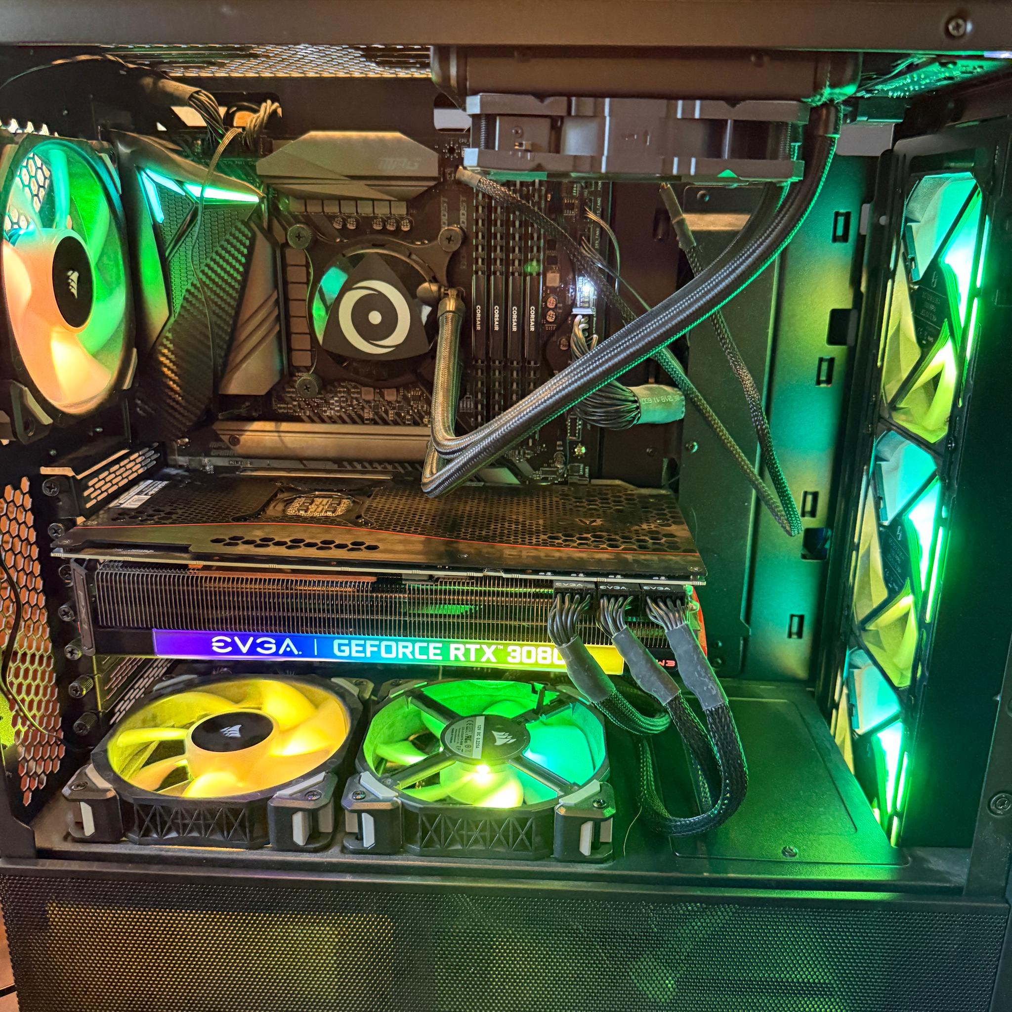 High-End Gaming PC | RTX 3080 10GB | i7-10700KF | 64GB DDR4 | NVMe SSD | WiFi