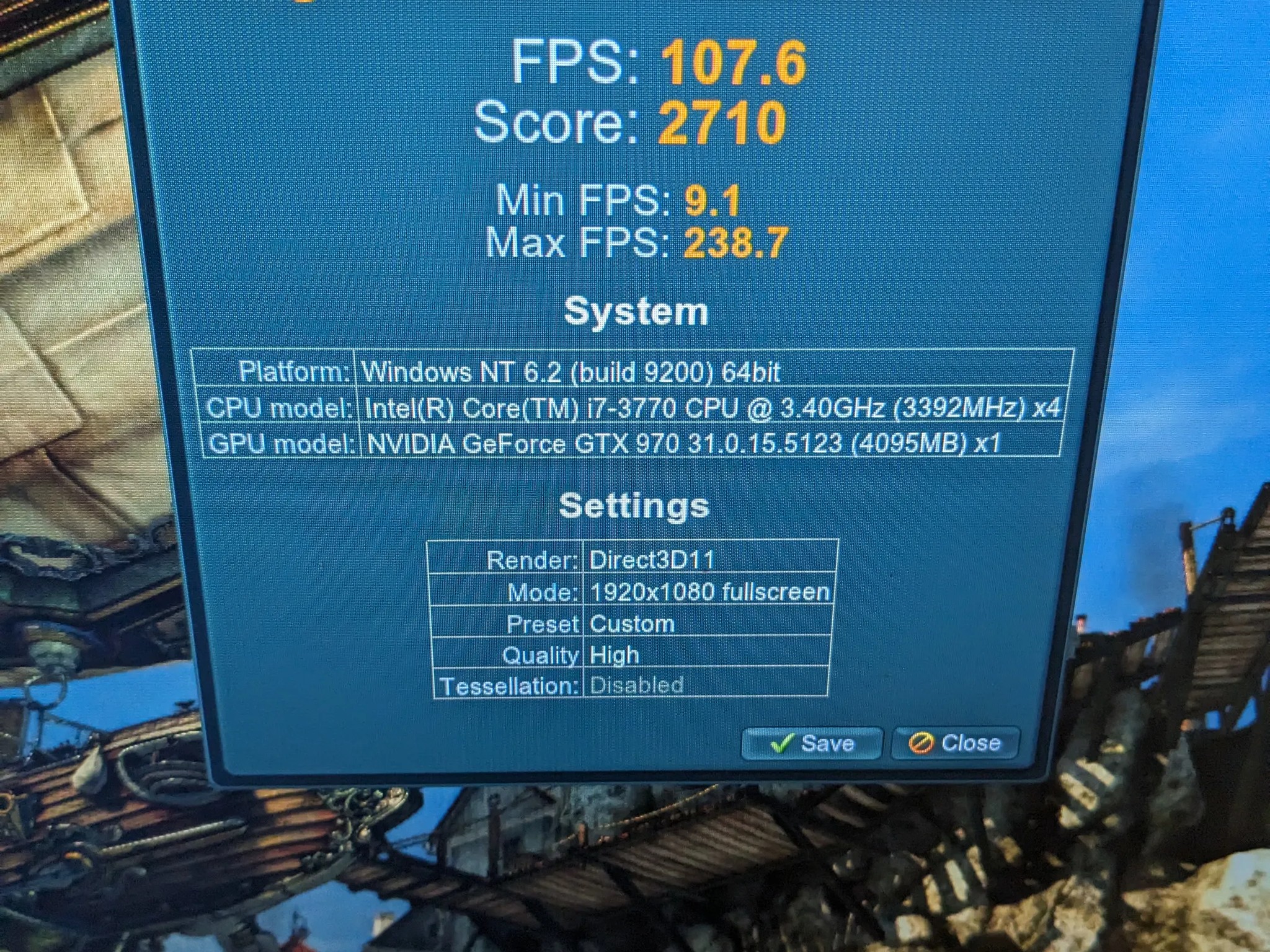 STARTER SYSTEM | WiFi, Win11, i7-3770, 16GB RAM, GTX 970, 480GB SSD