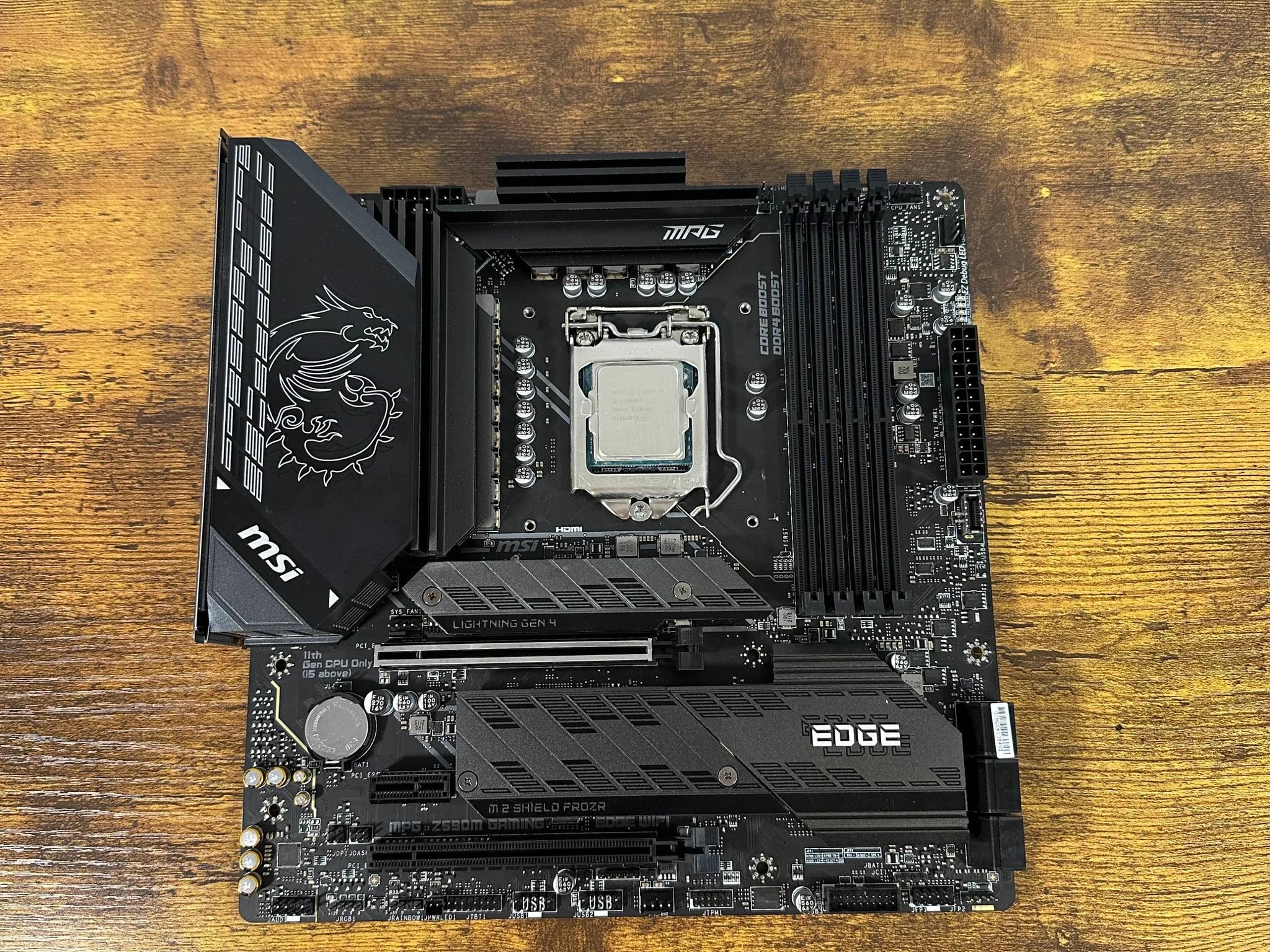 Intel Core i9-11900KF + MSI Z590M Gaming Edge Wifi CPU Motherboard Combo