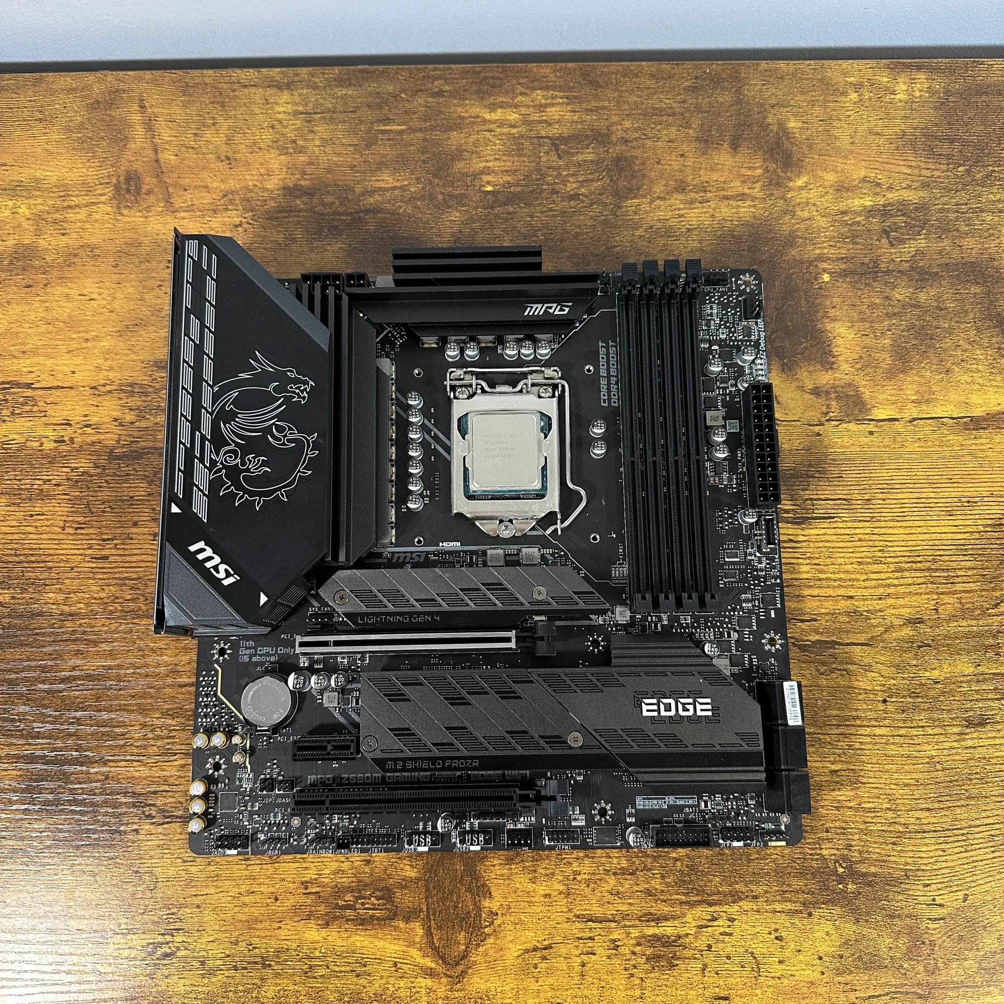 Intel Core i9-11900KF + MSI Z590M Gaming Edge Wifi CPU Motherboard Combo