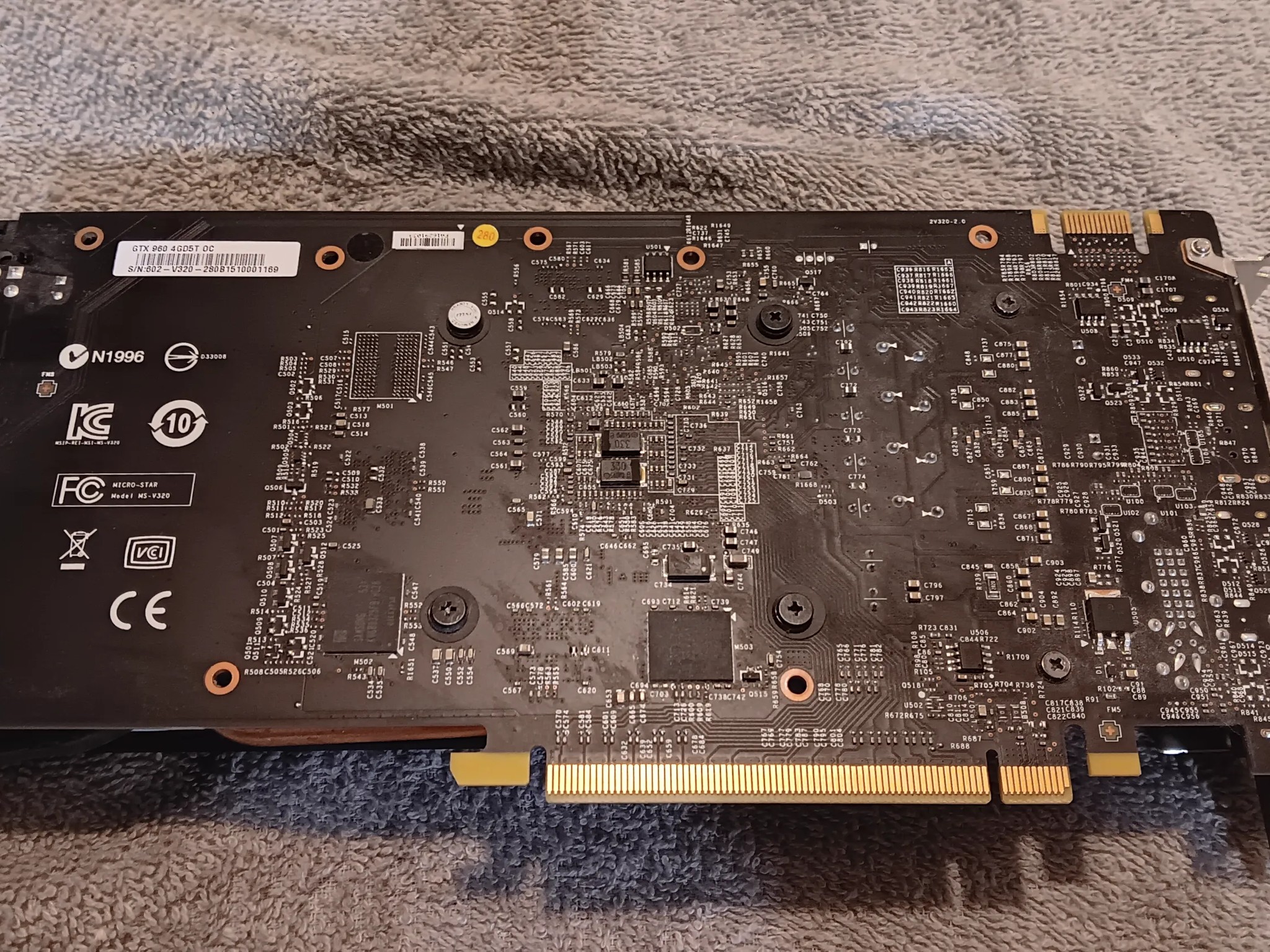 MSI GeForce GTX 960 OC 4GB Graphics Card