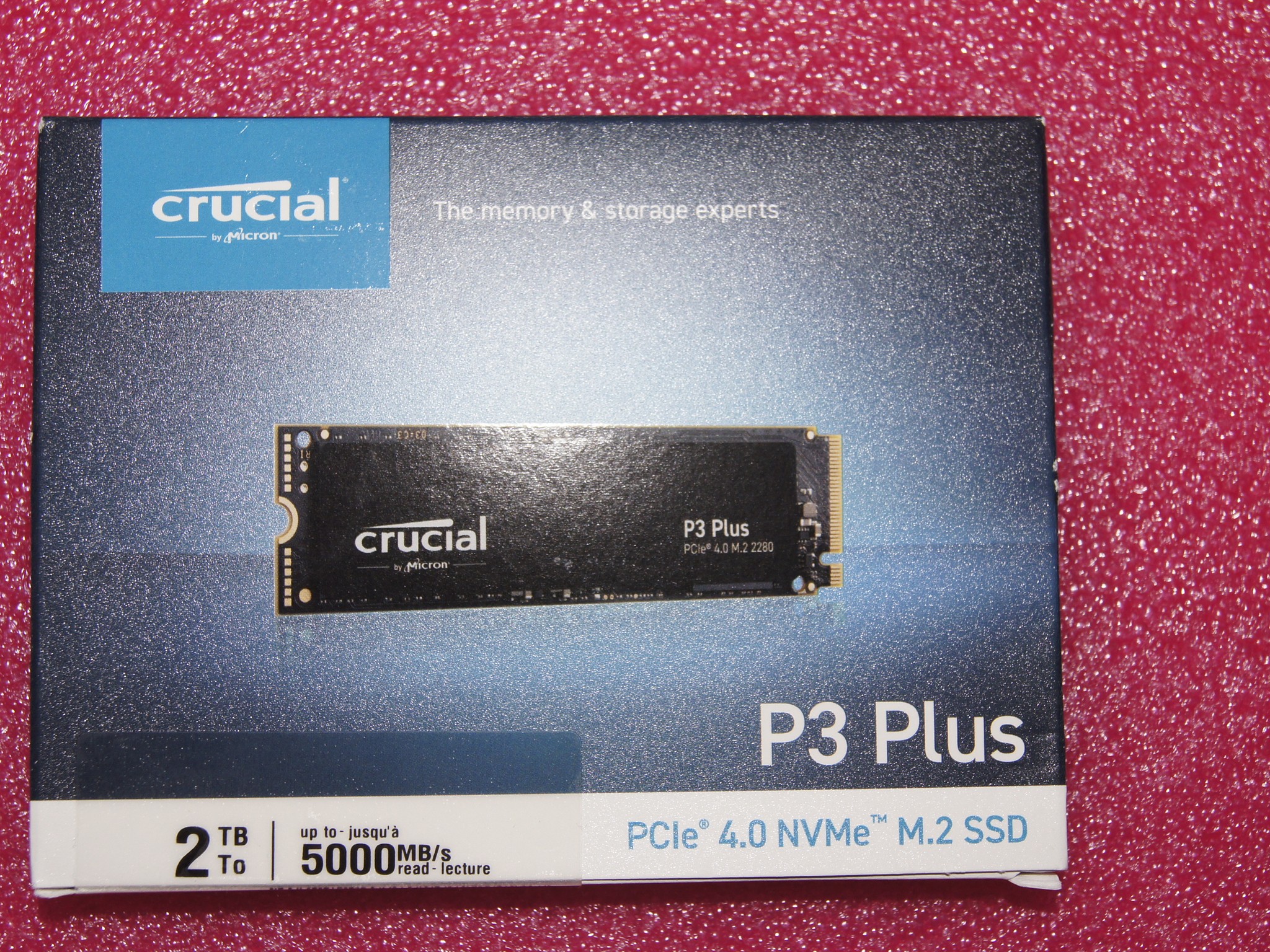 Crucial P3 Plus 2TB PCIe M.2 2280 SSD - 2TB