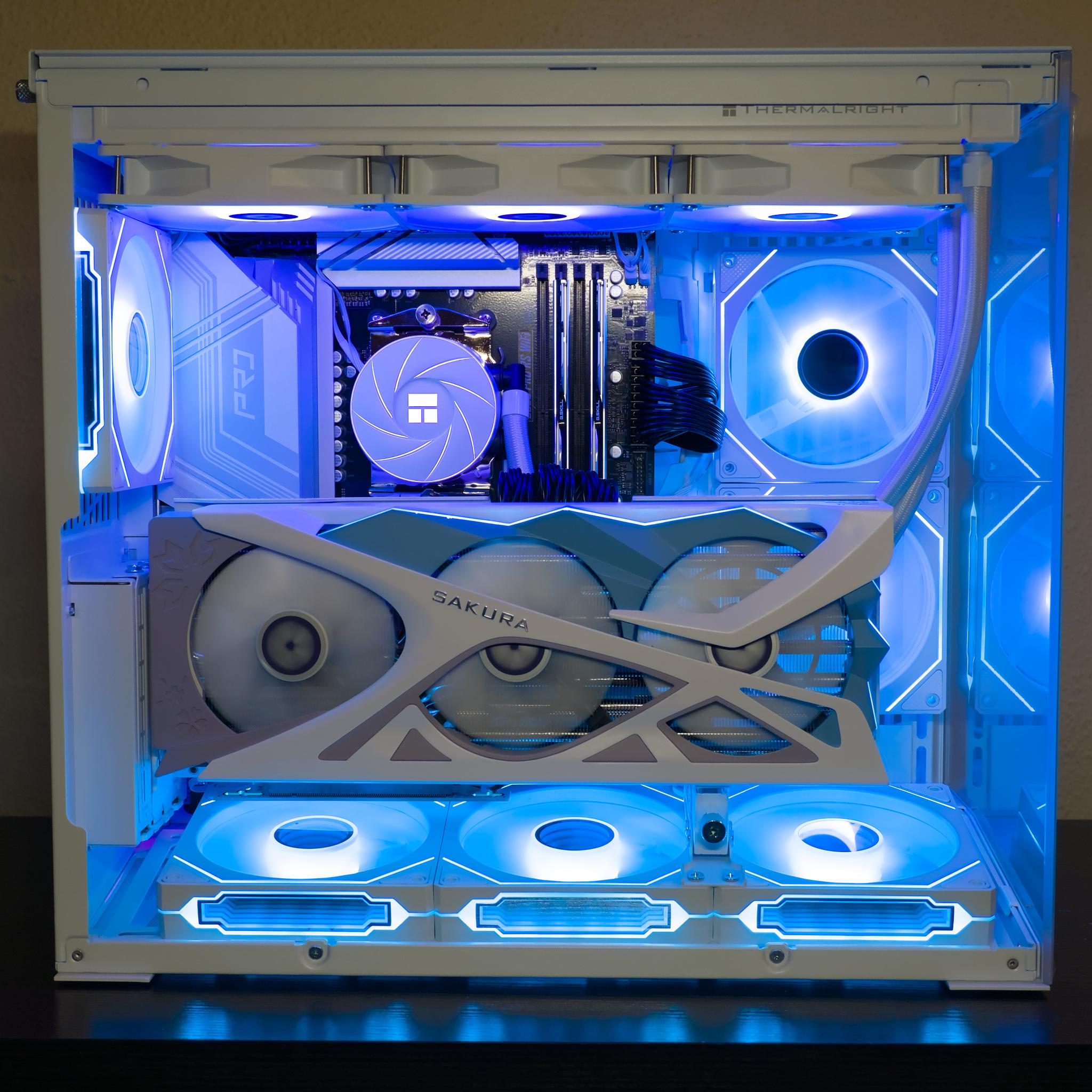AMD 7600X3D & RX 9070 XT "Marble 8 for 4k high gaming" 32gb DDR5 Ram, 2tb NVME SSD, 1050w PSU