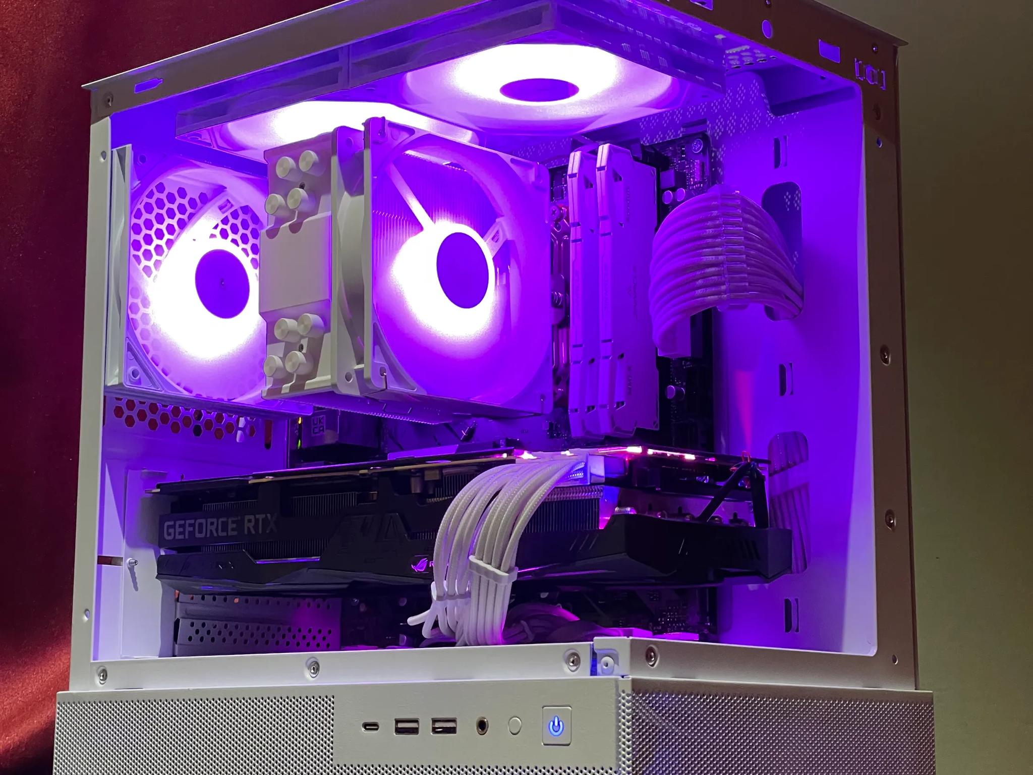 White Gaming PC (Zero Build Fee) | RTX 2080 | Ryzen 5 | 16 GB DDR4 | 1 TB NVME