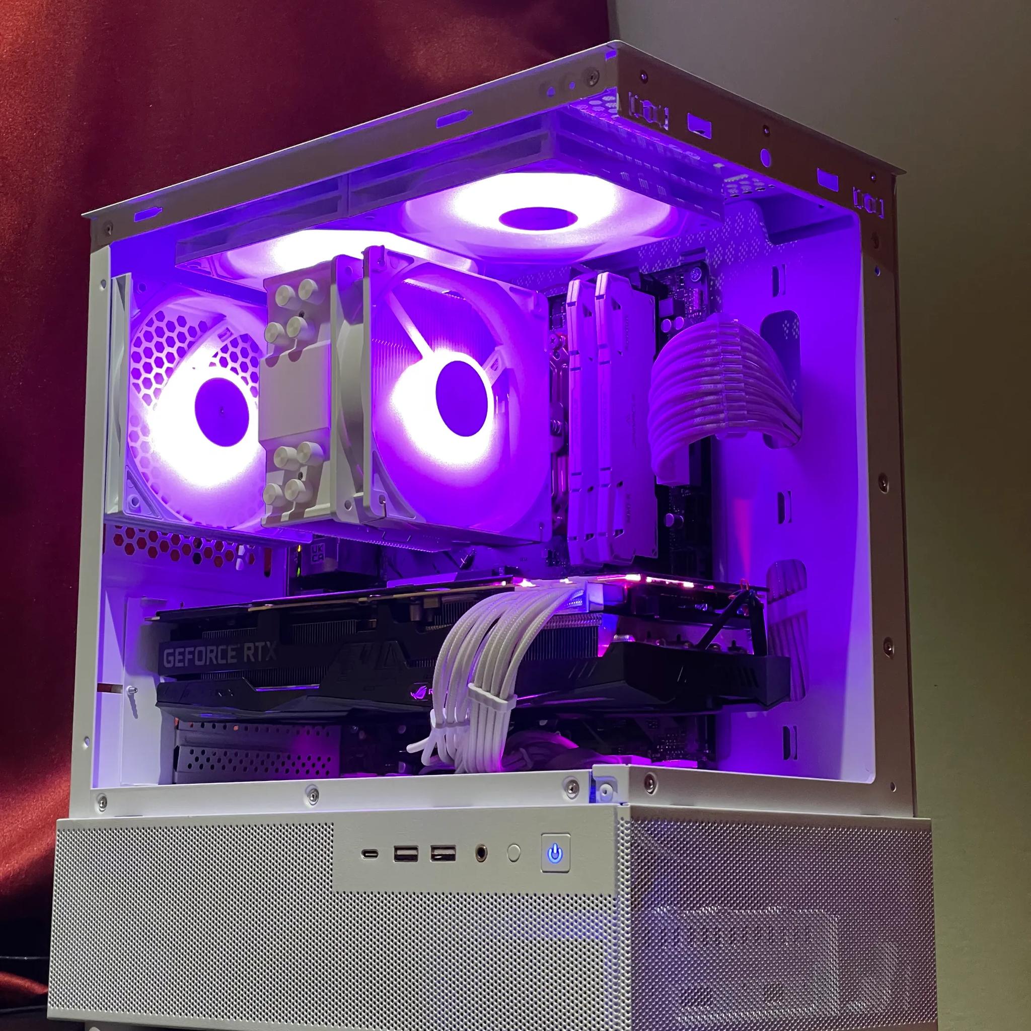 White Gaming PC (Zero Build Fee) | RTX 2080 | Ryzen 5 | 16 GB DDR4 | 1 TB NVME