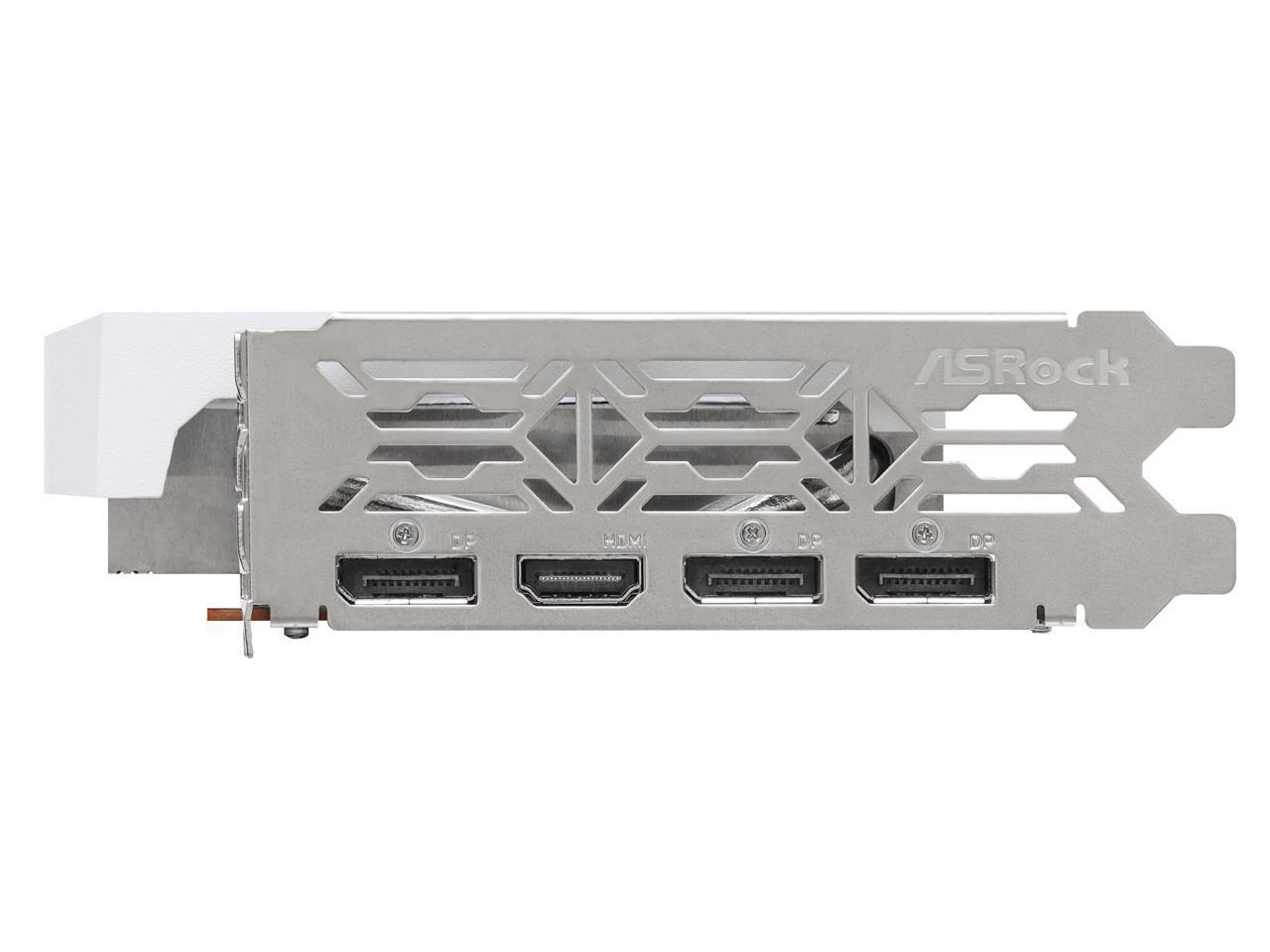 NEW! ASRock AMD Radeon RX 6650 XT GDDR6 8GB Steel Legend White Gaming Graphics Card