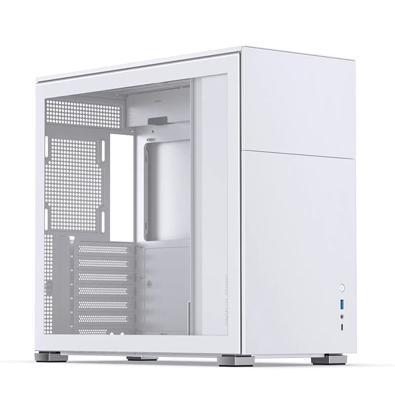 JONSBO D41 STD White ATX Mid Tower Case Tempered Glass - New (OEM)