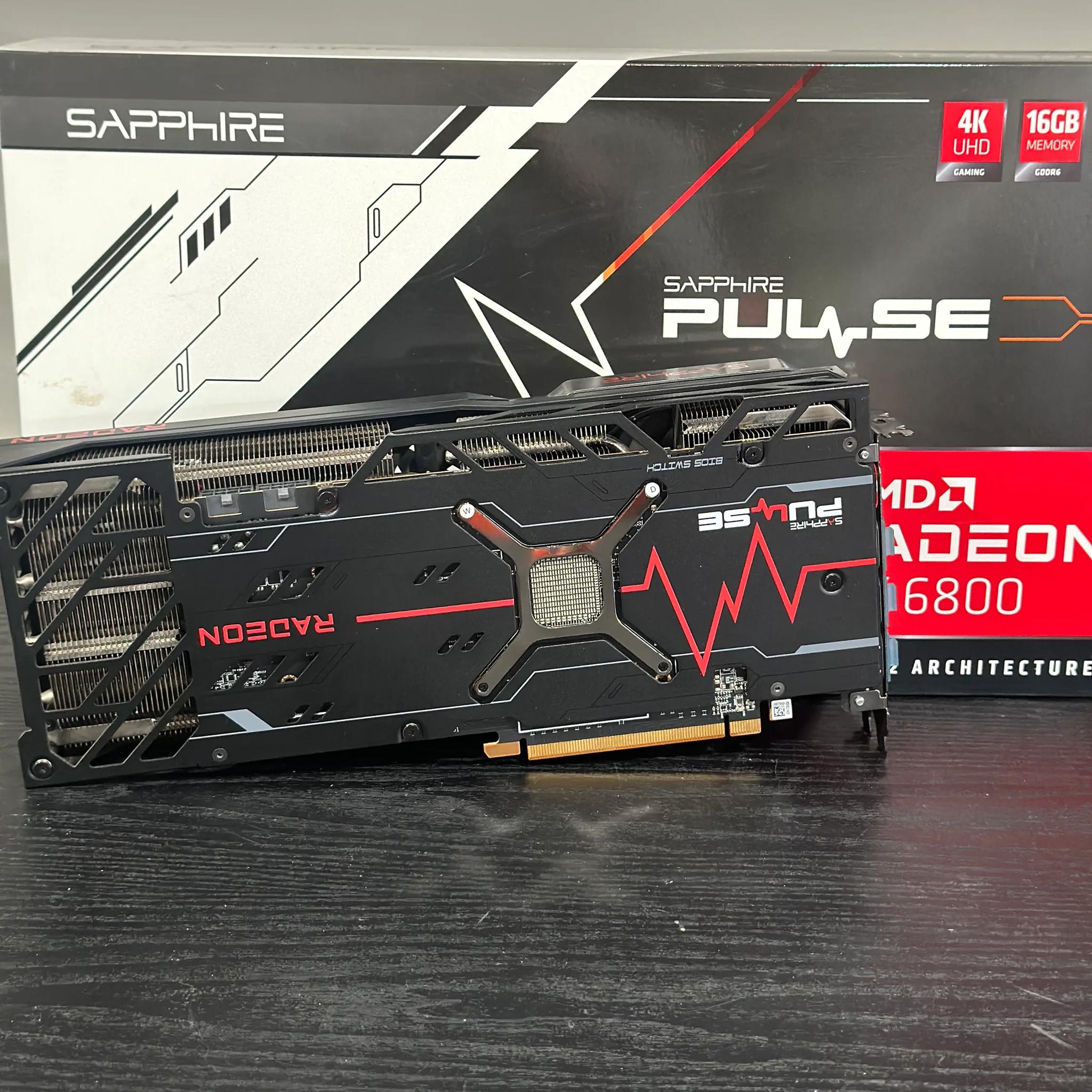 Sapphire Pulse AMD RADEON RX 6800 GAMING GRAPHICS CARD WITH 16GB GDDR6, AMD RDNA 2