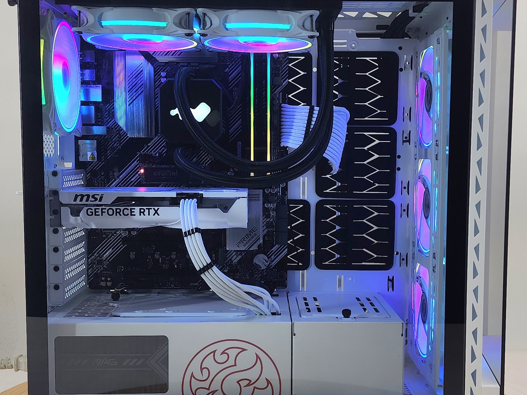 Gaming PC Ryzen 7 5700X 16GB RAM 500GB SSD RTX 5060  8GB Windows 11 Computer