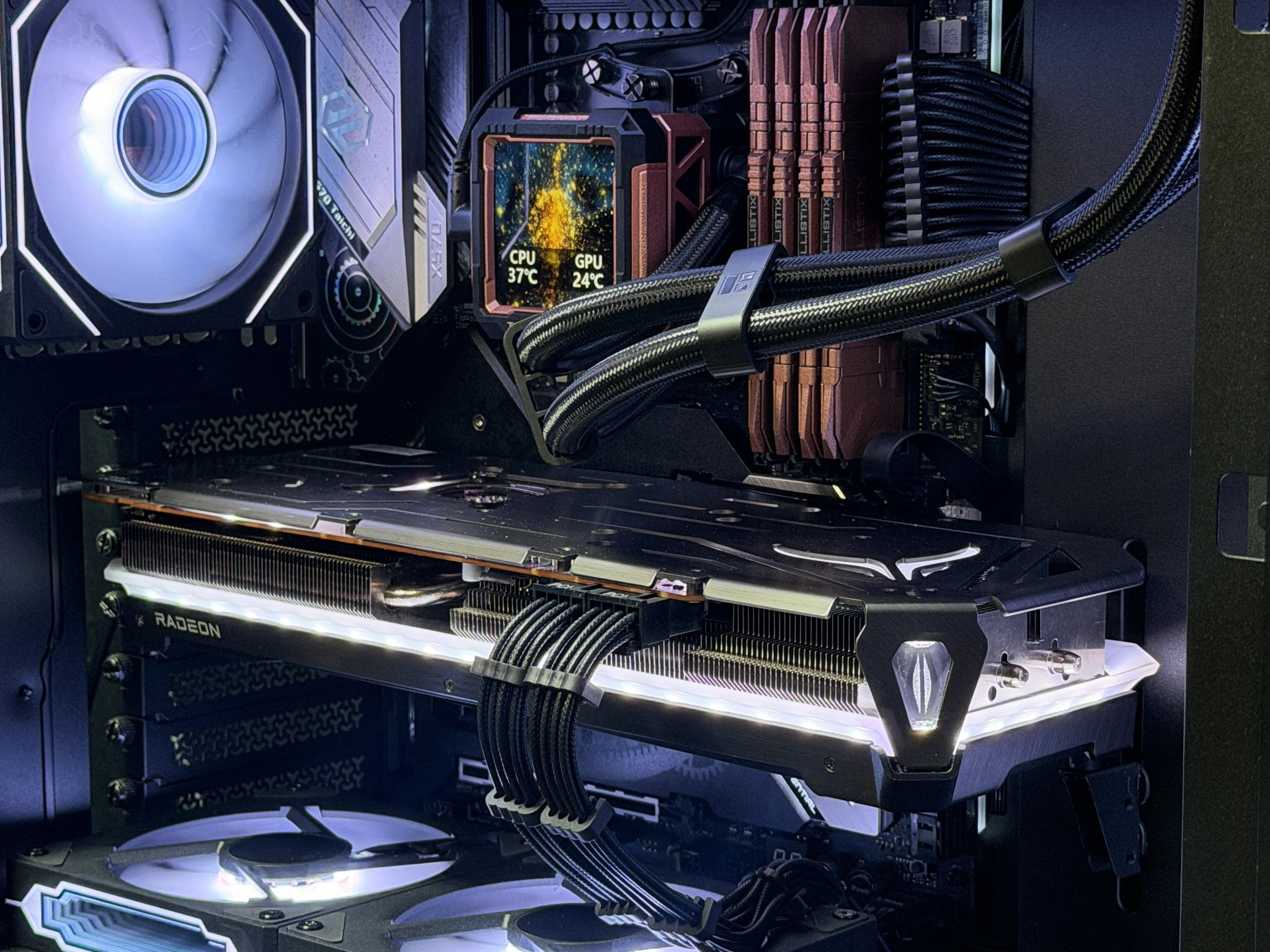 Custom Gaming PC - 5800X3D | 7900 GRE | 32GB DDR4 | AIO with LCD display