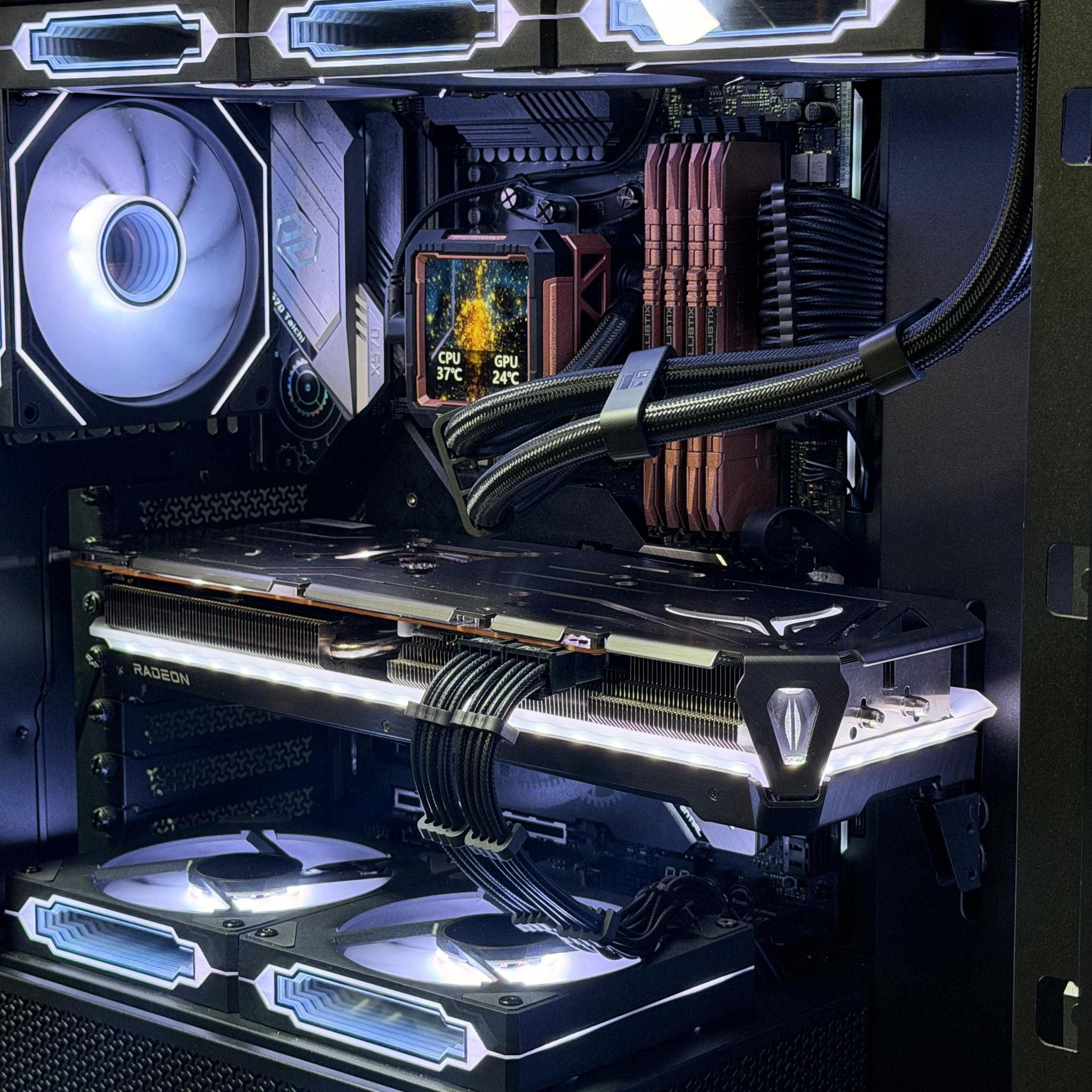 Custom Gaming PC - 5800X3D | 7900 GRE | 32GB DDR4 | AIO with LCD display