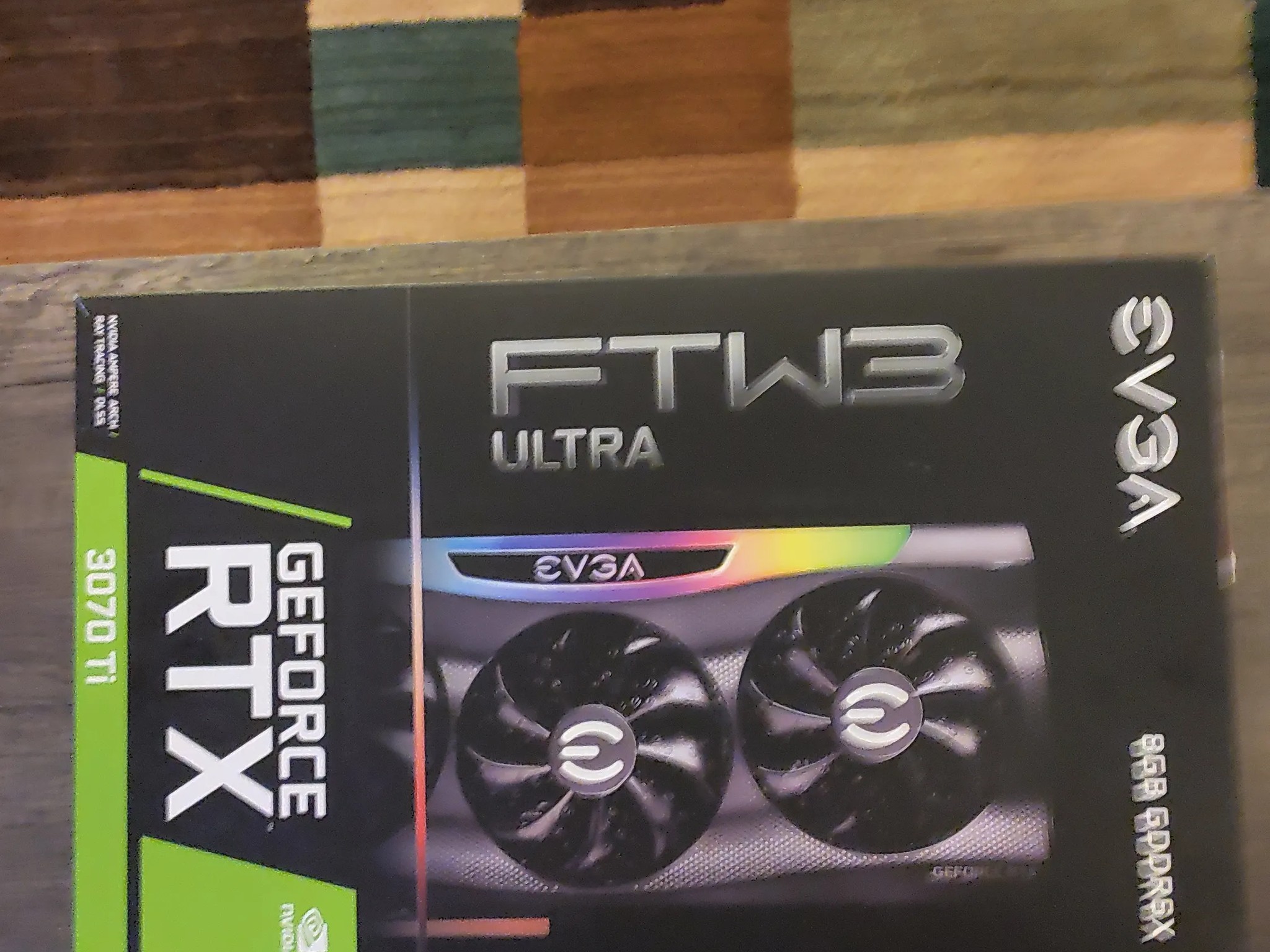 EVGA NVIDIA GeForce RTX 3070 Ti FTW3 ULTRA GAMING 8GB GDDR6X Graphics Card.