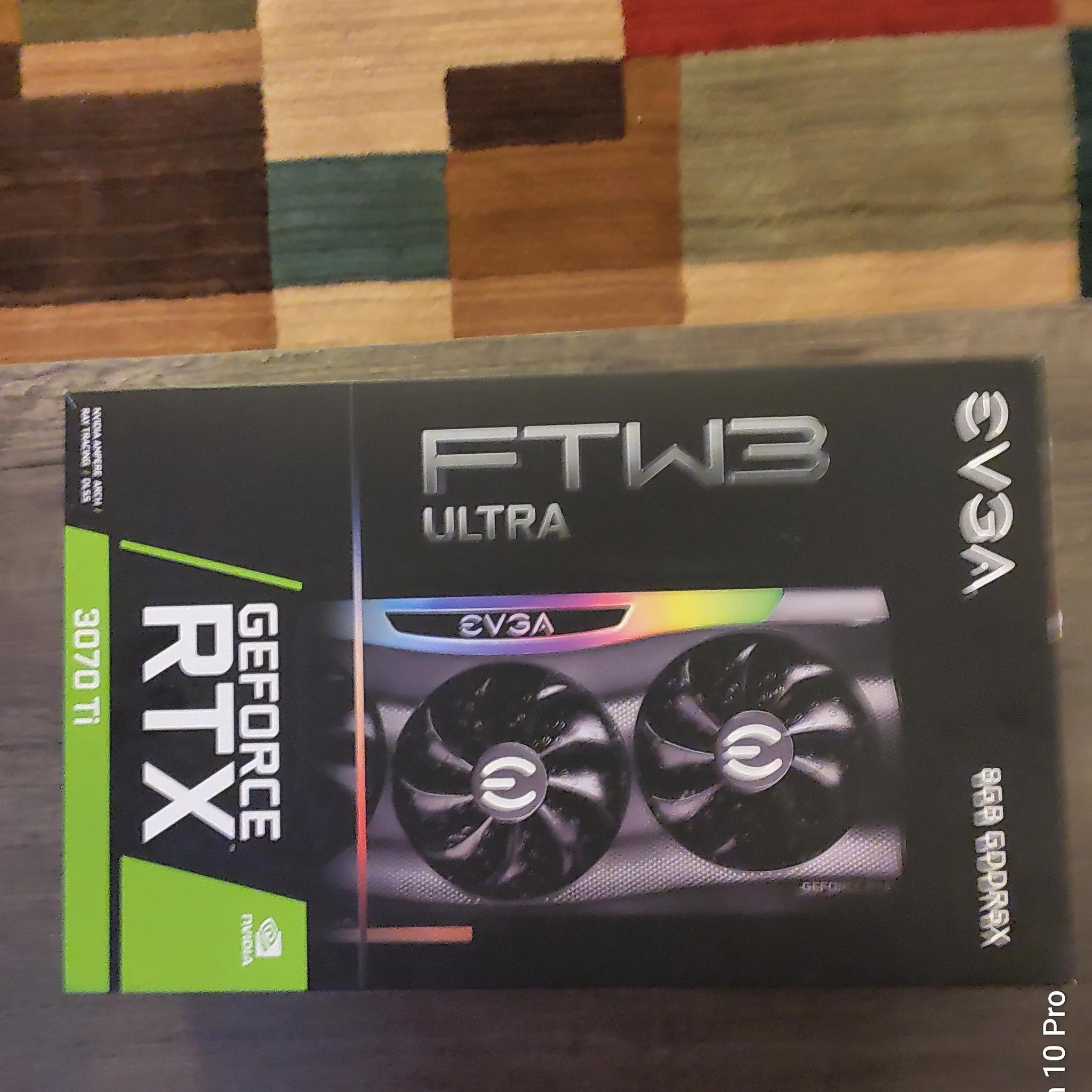 EVGA NVIDIA GeForce RTX 3070 Ti FTW3 ULTRA GAMING 8GB GDDR6X Graphics Card.