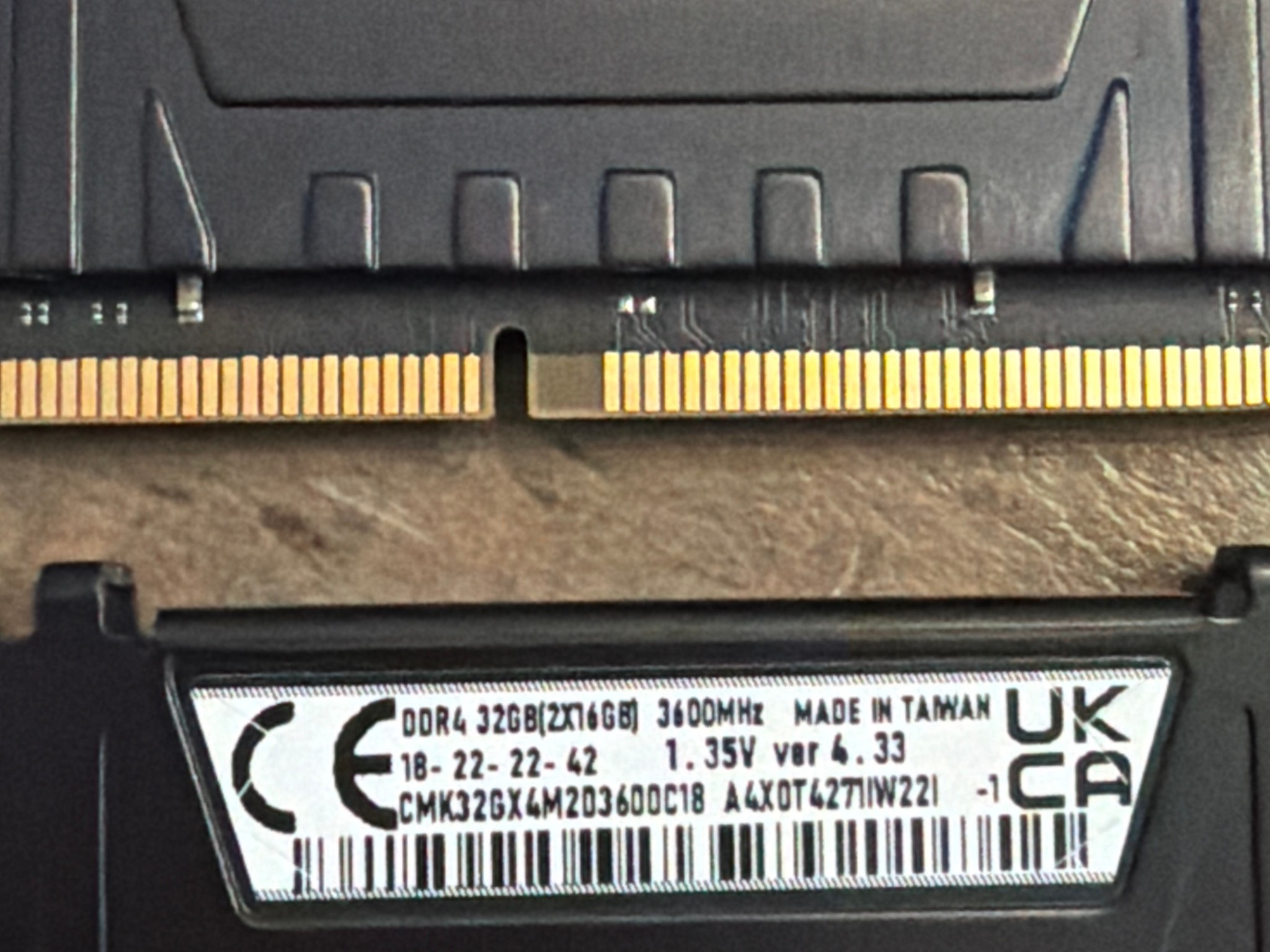CORSAIR Vengeance LPX DDR4 2x16 GB 3600MHz CL18