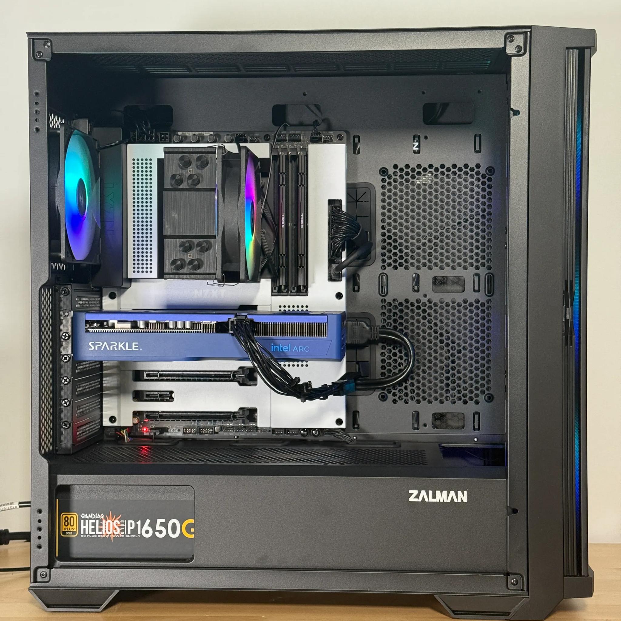 Arc B570 Intel Core i7 12700k Gaming PC