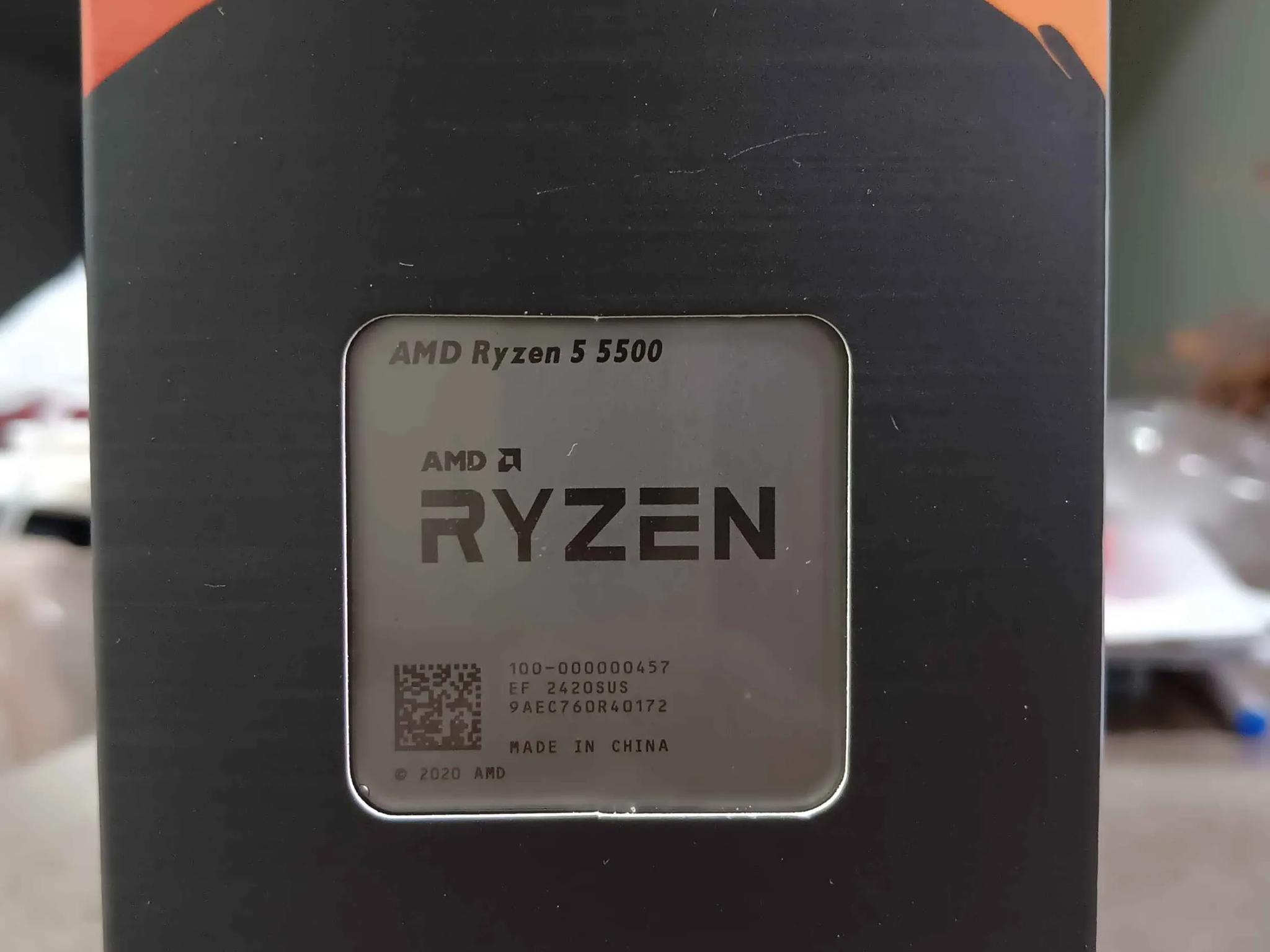 AMD Ryzen 5 5500 Processor (4.2 GHz, 6 Cores, Socket AM4)