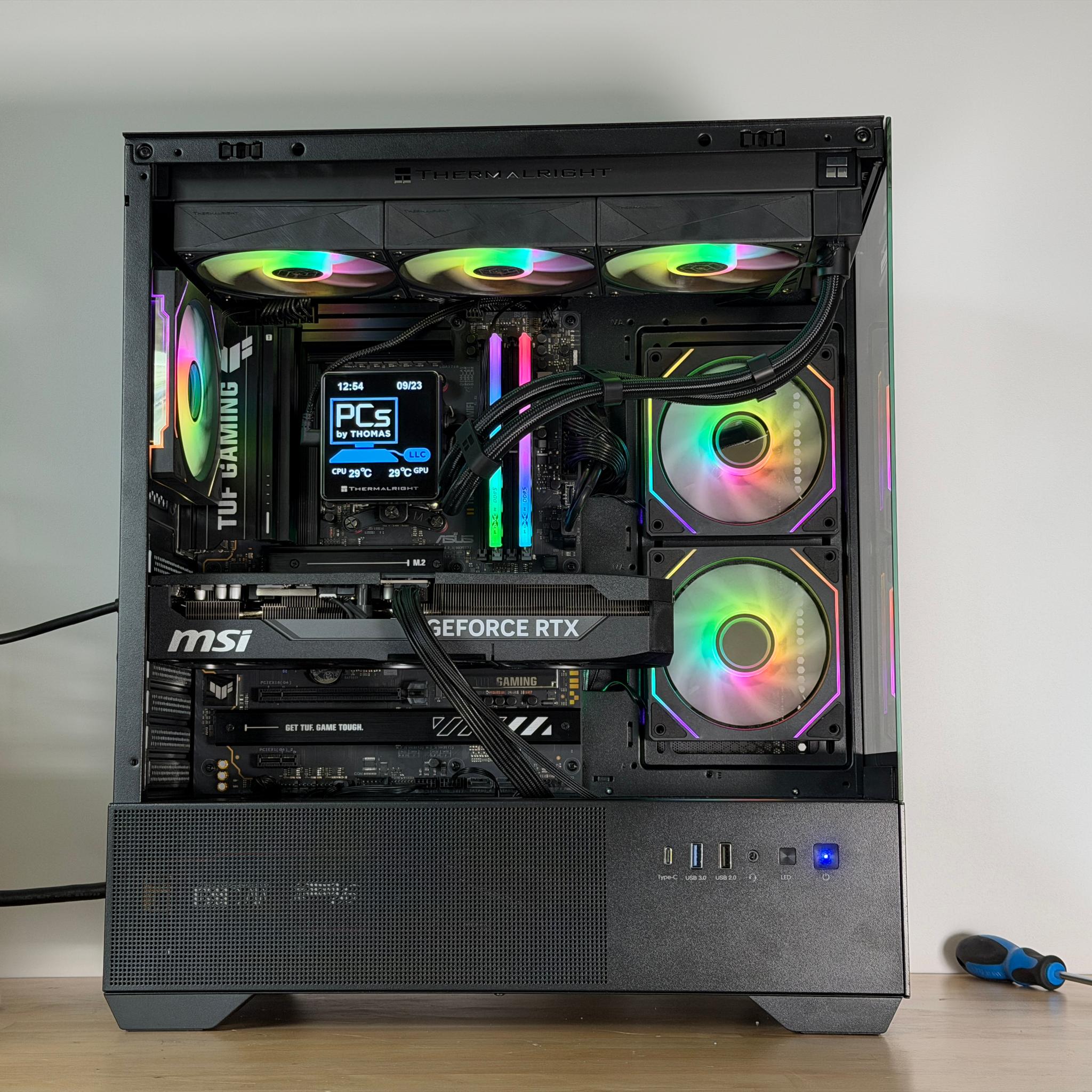 RTX 5080 Ryzen 9700x Gaming PC 32GB DDR5 6000MHZ 2TB SSD